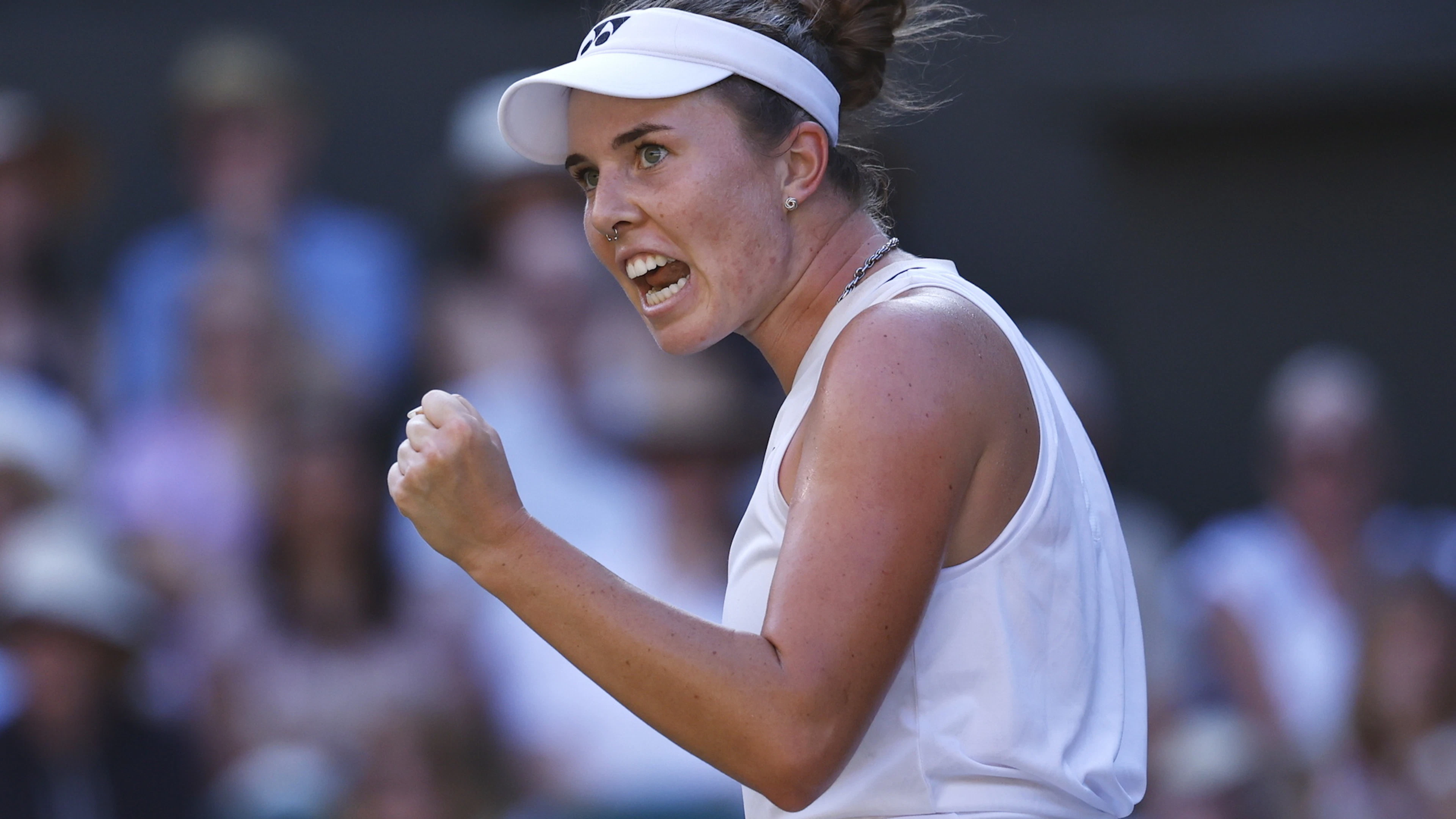 Cinq balles de match manquées, puis le sacre: Noskova triomphe à Wimbledon