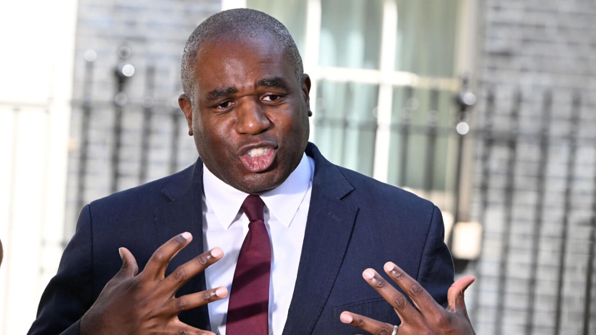 Il vice primo ministro britannico David Lammy.