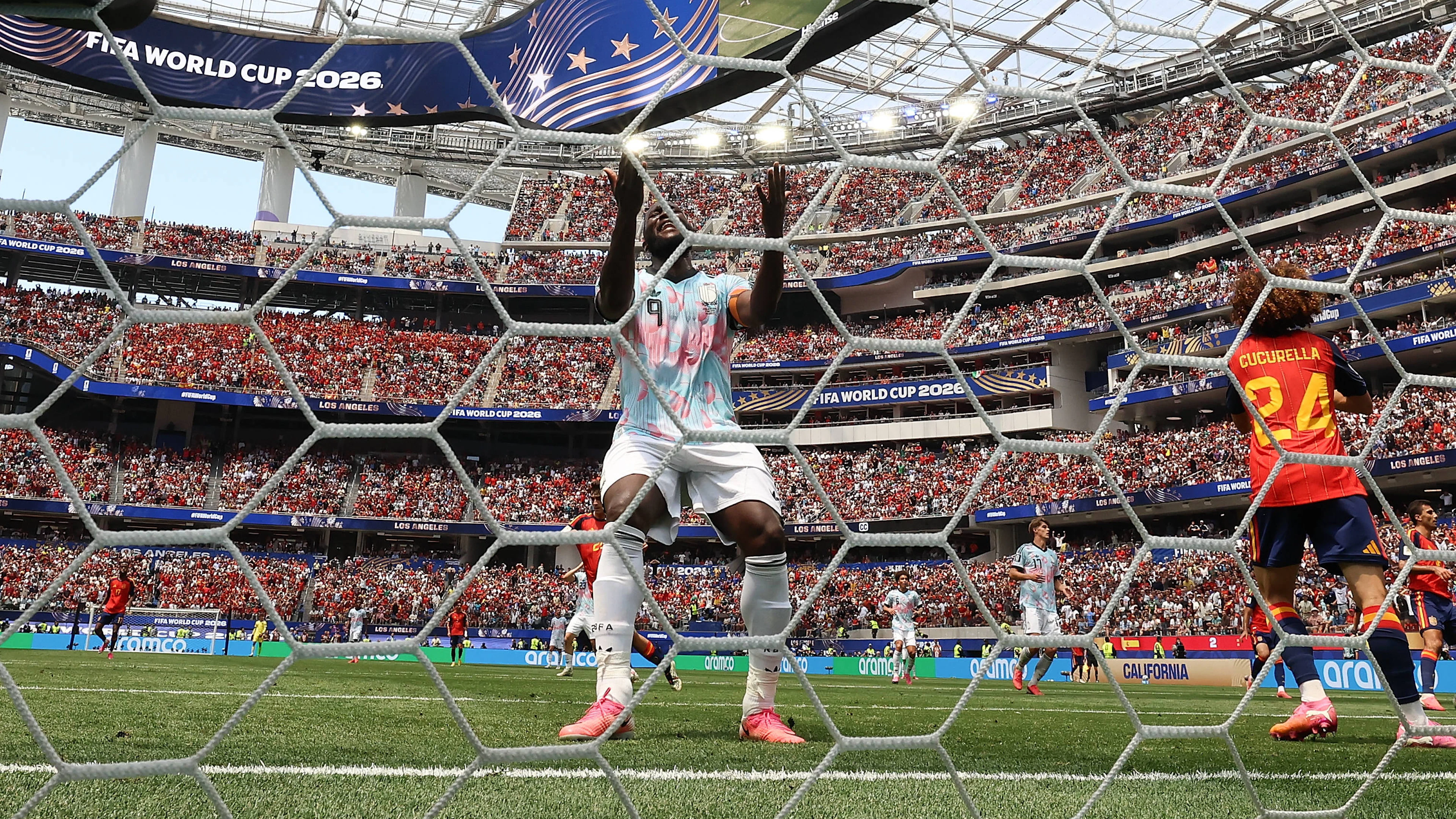 La disperazione di Lukaku.