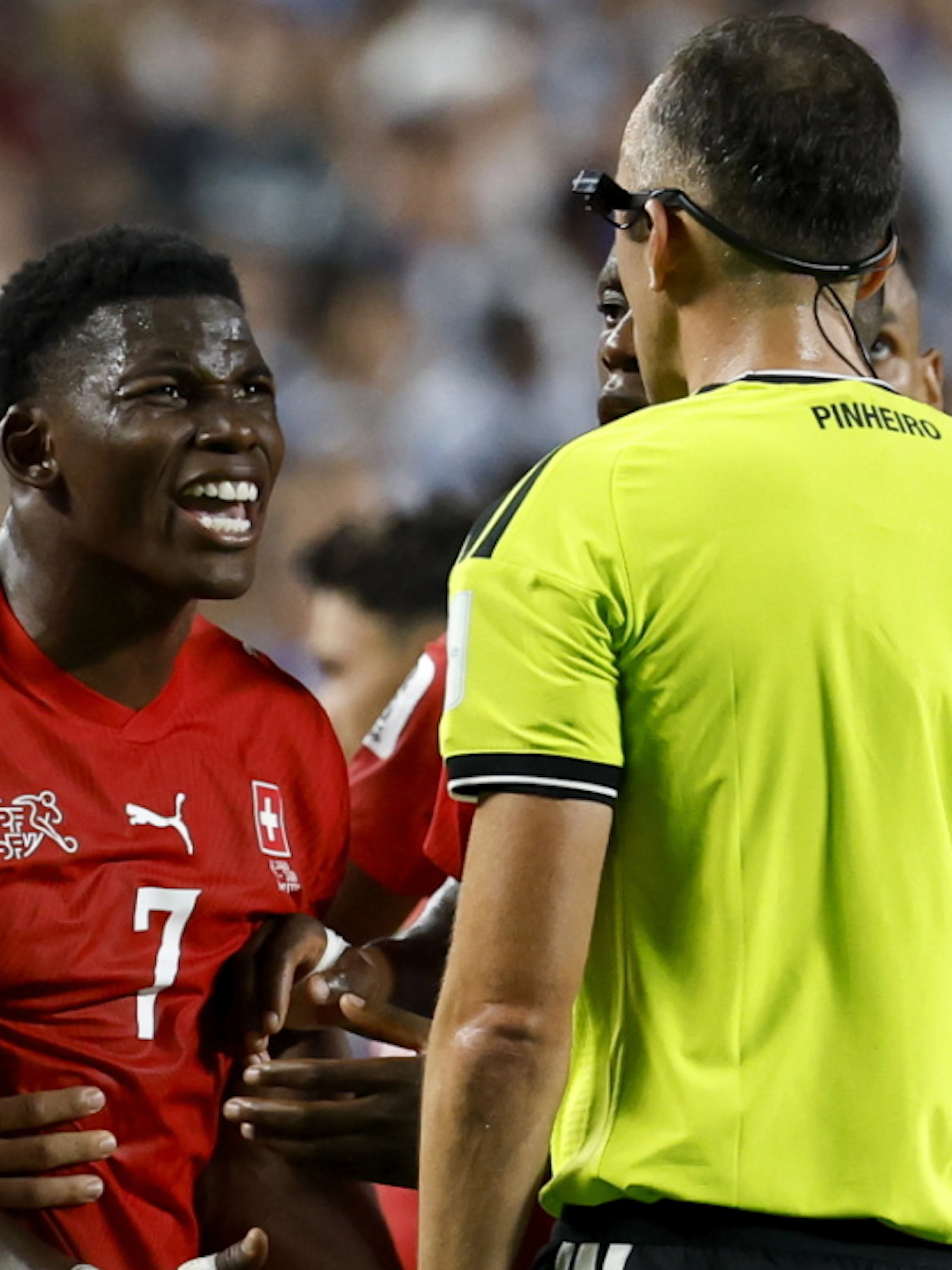Breel Embolo refuses to speak after his bitter red card