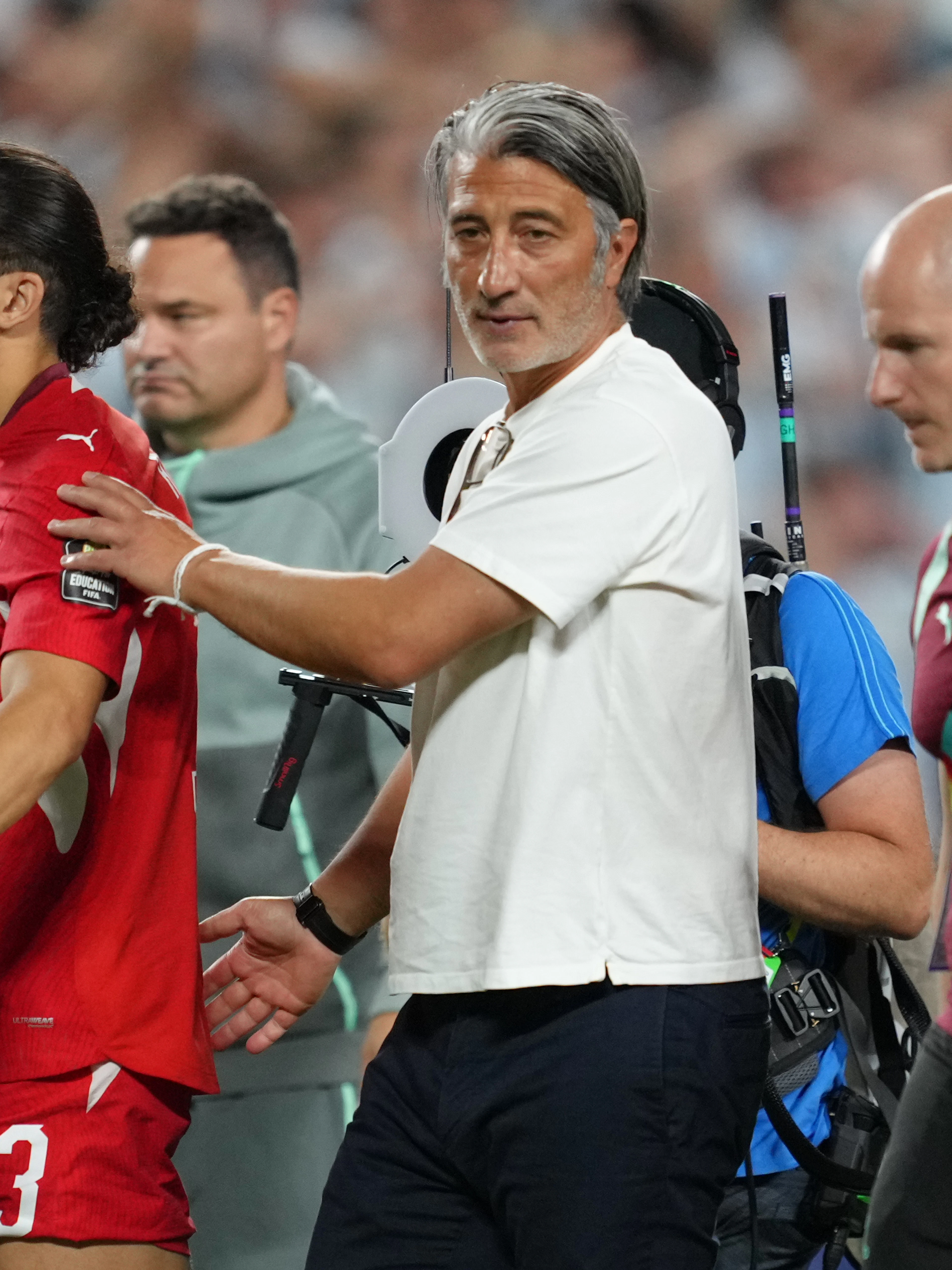 Murat Yakin rages at the referee
