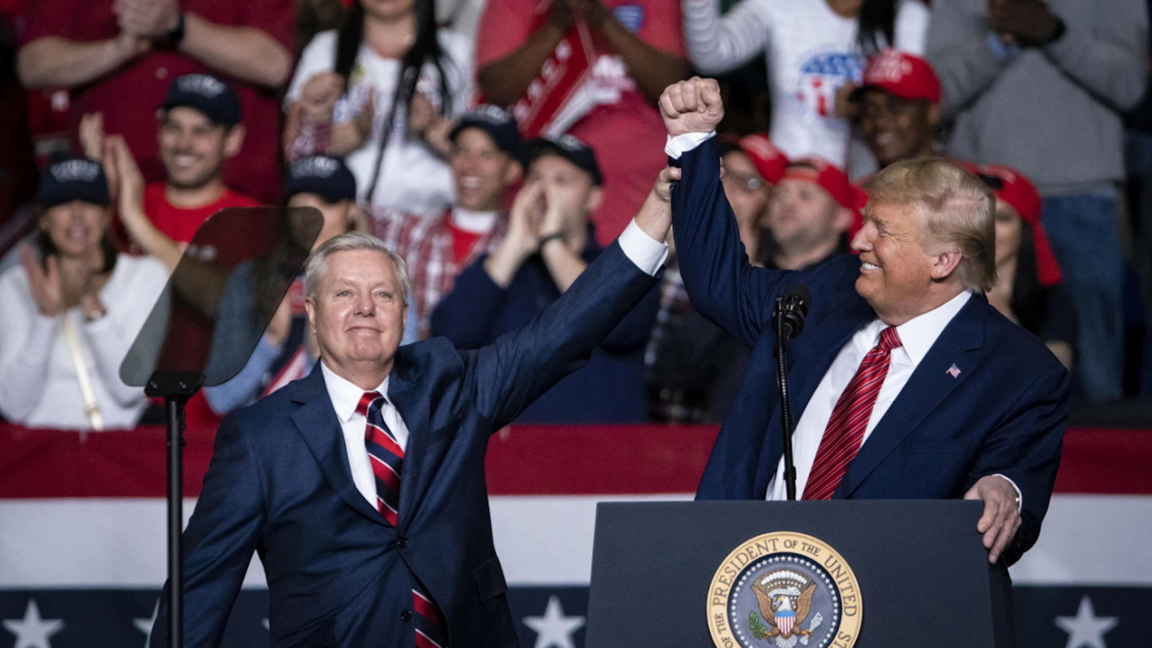 Lindsey Graham était un sénateur proche de Trump (archives).