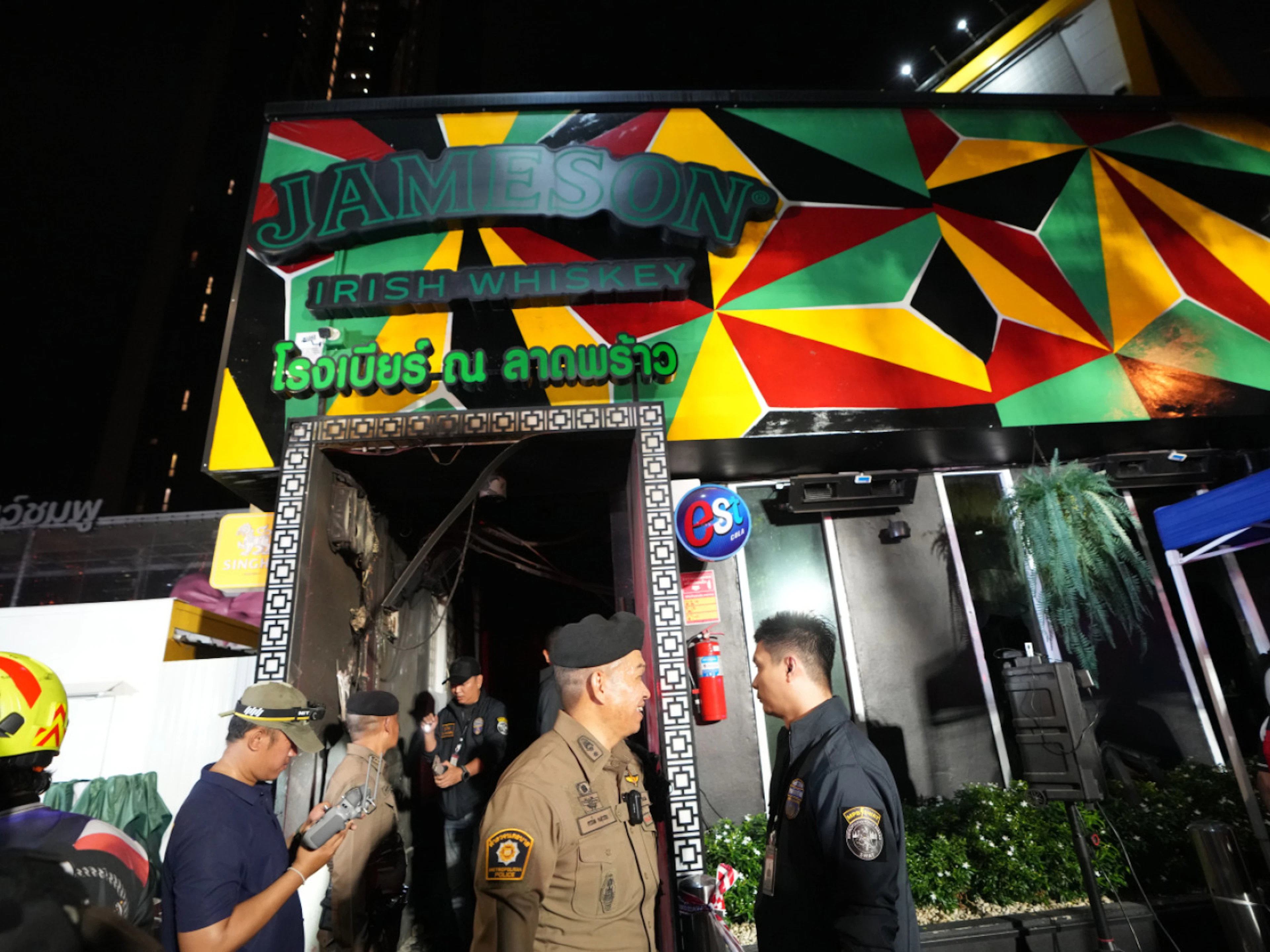 The pub is located near the popular Chatuchak Market.