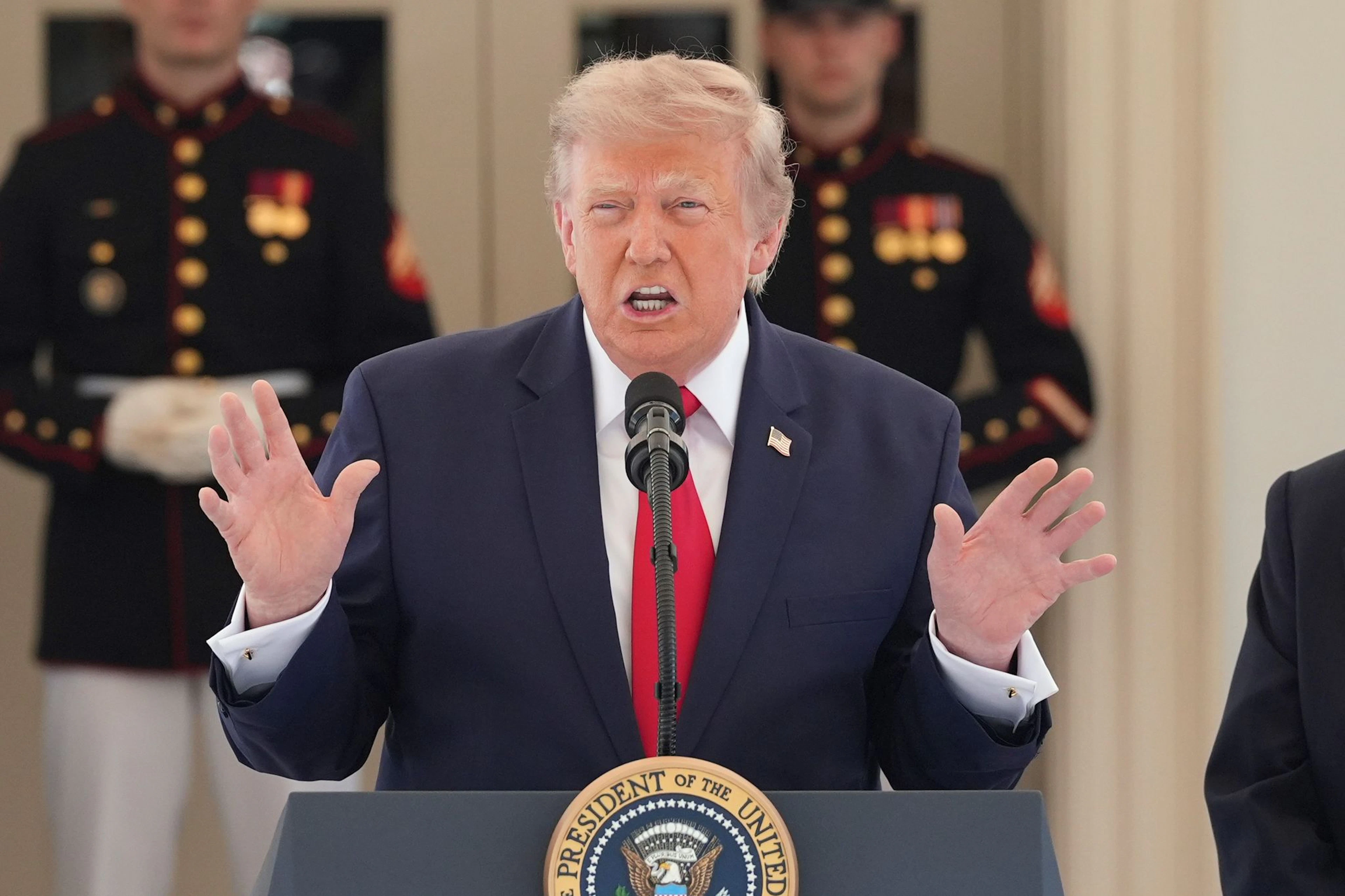 Trump a annoncé des taxes en plus sur le détroit d'Ormuz (archives).