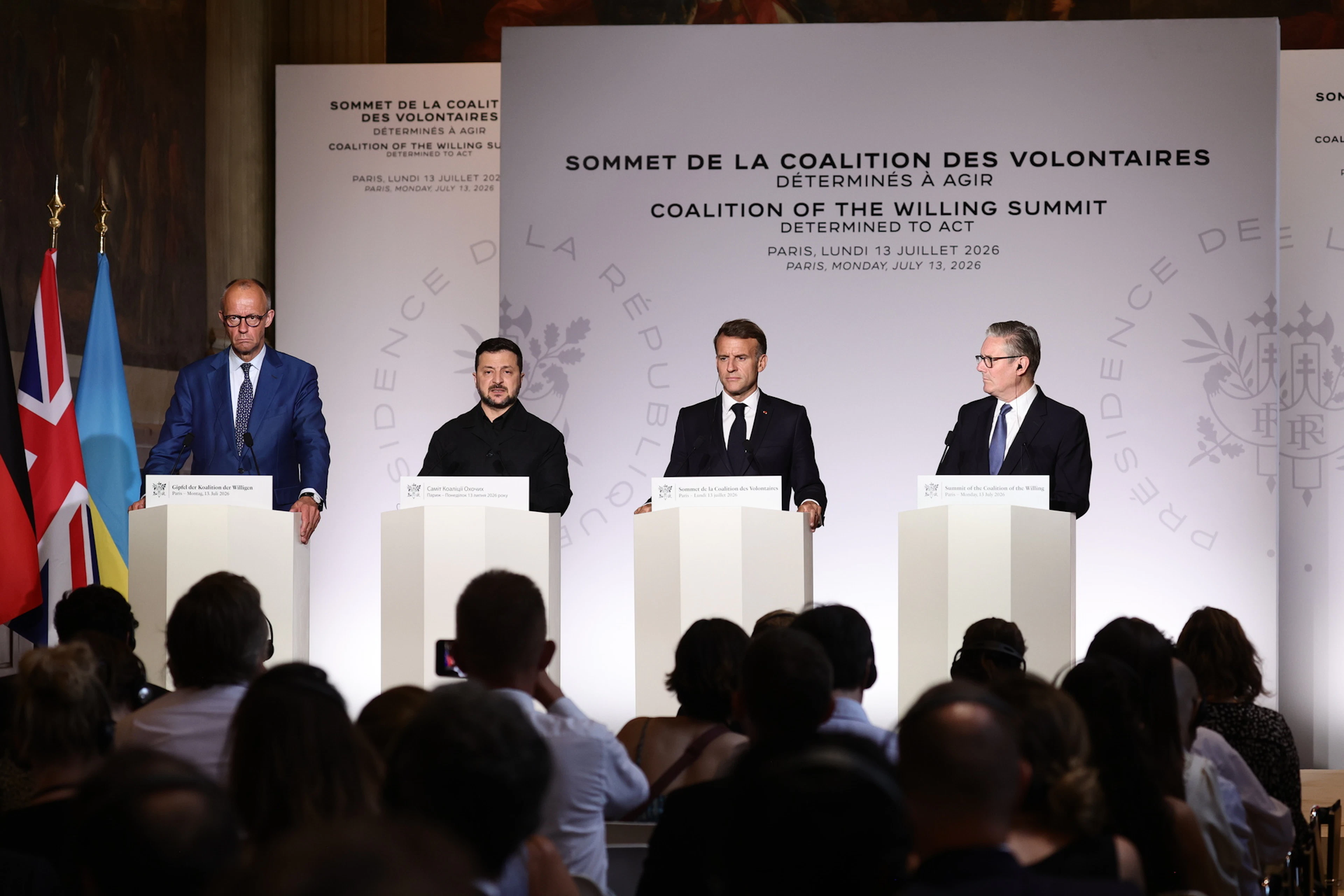 Merz, Zelensky, Macron, Starmer - e non solo - si sono incontrati a Parigi.