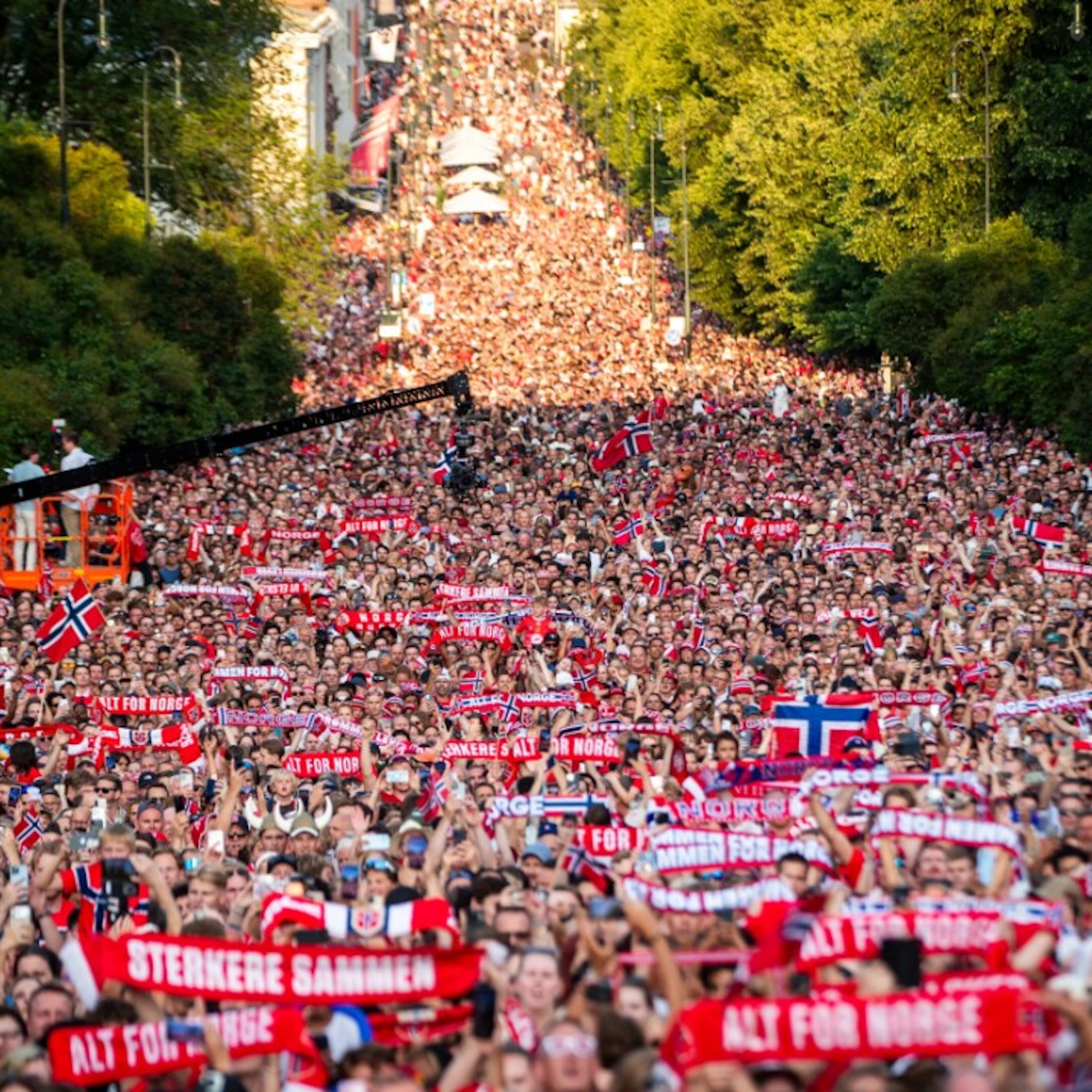 Rückkehr in die Heimat: 88'000 Fans feiern Norwegens WM-Helden