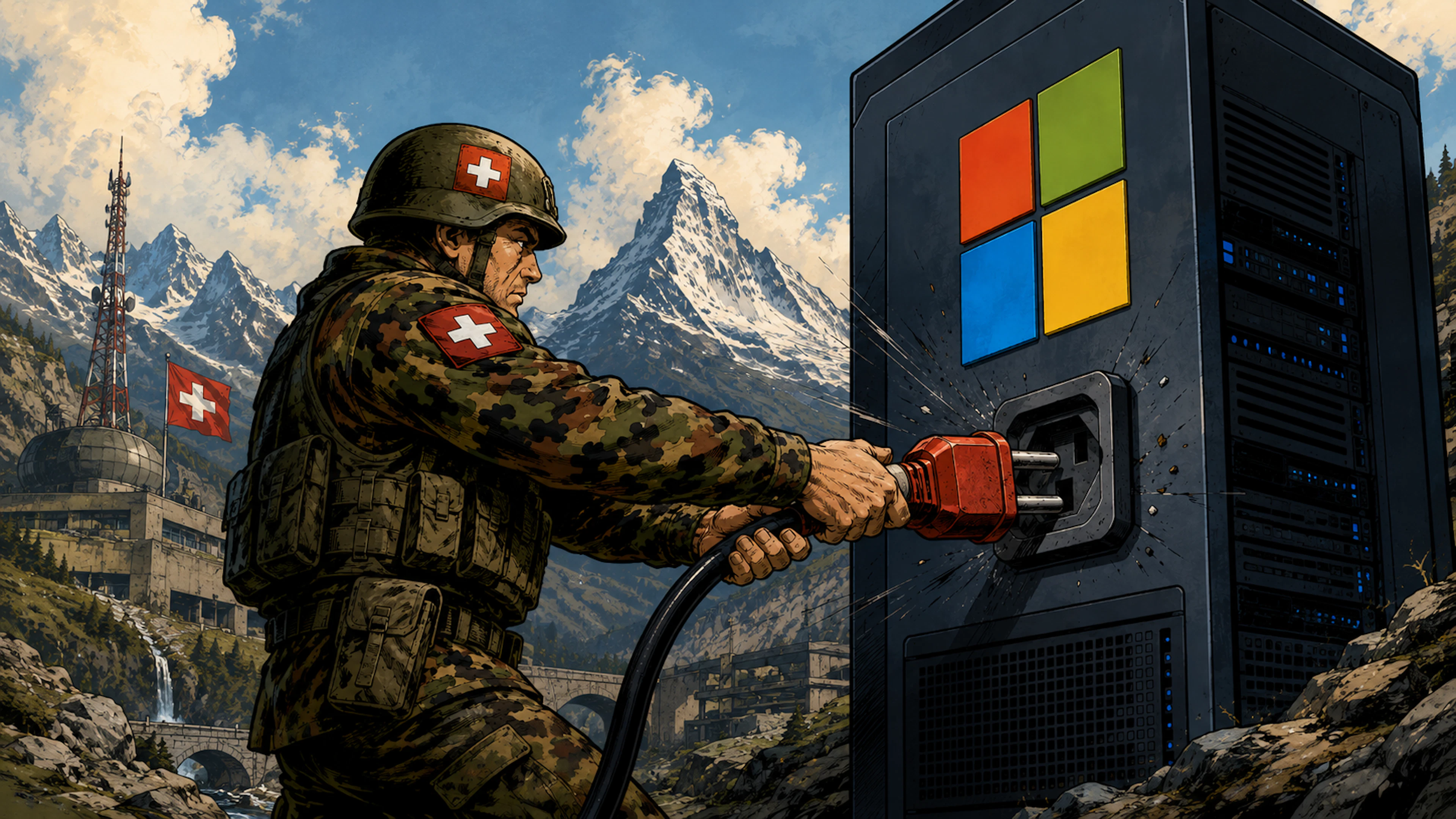 The Swiss Army wants to prevent data from being transferred to the United States.