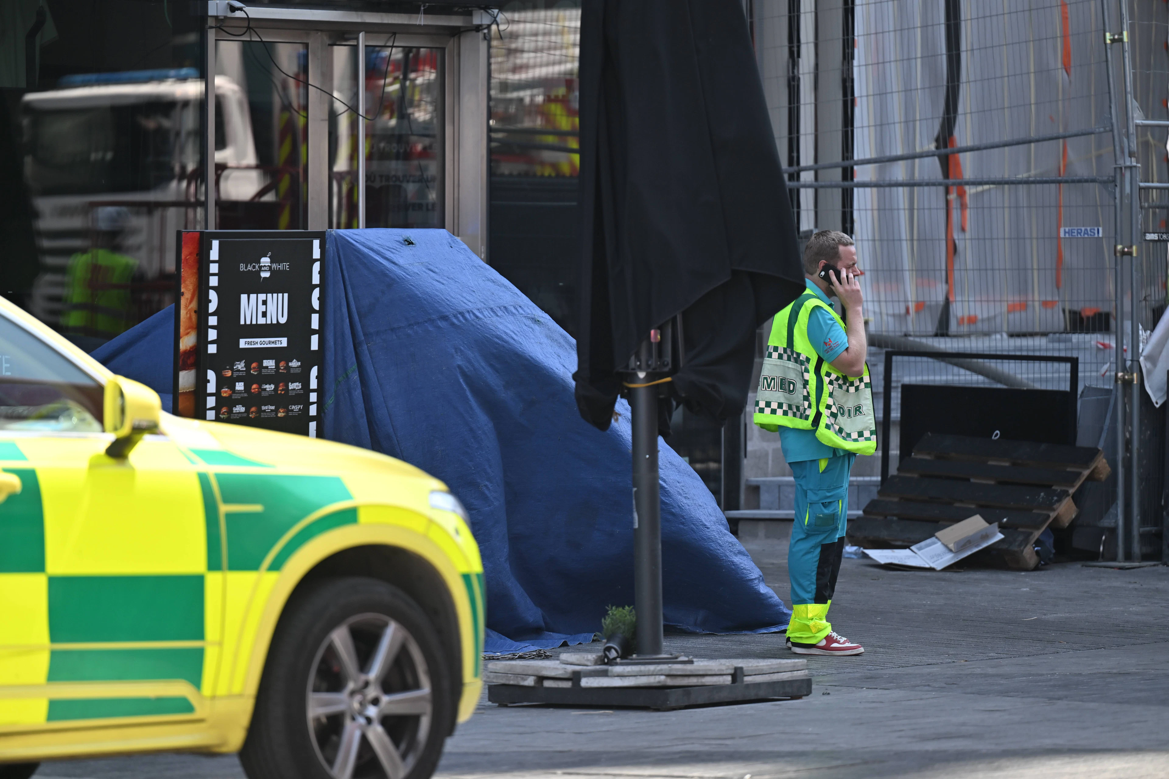 Five bodies were discovered in the building.