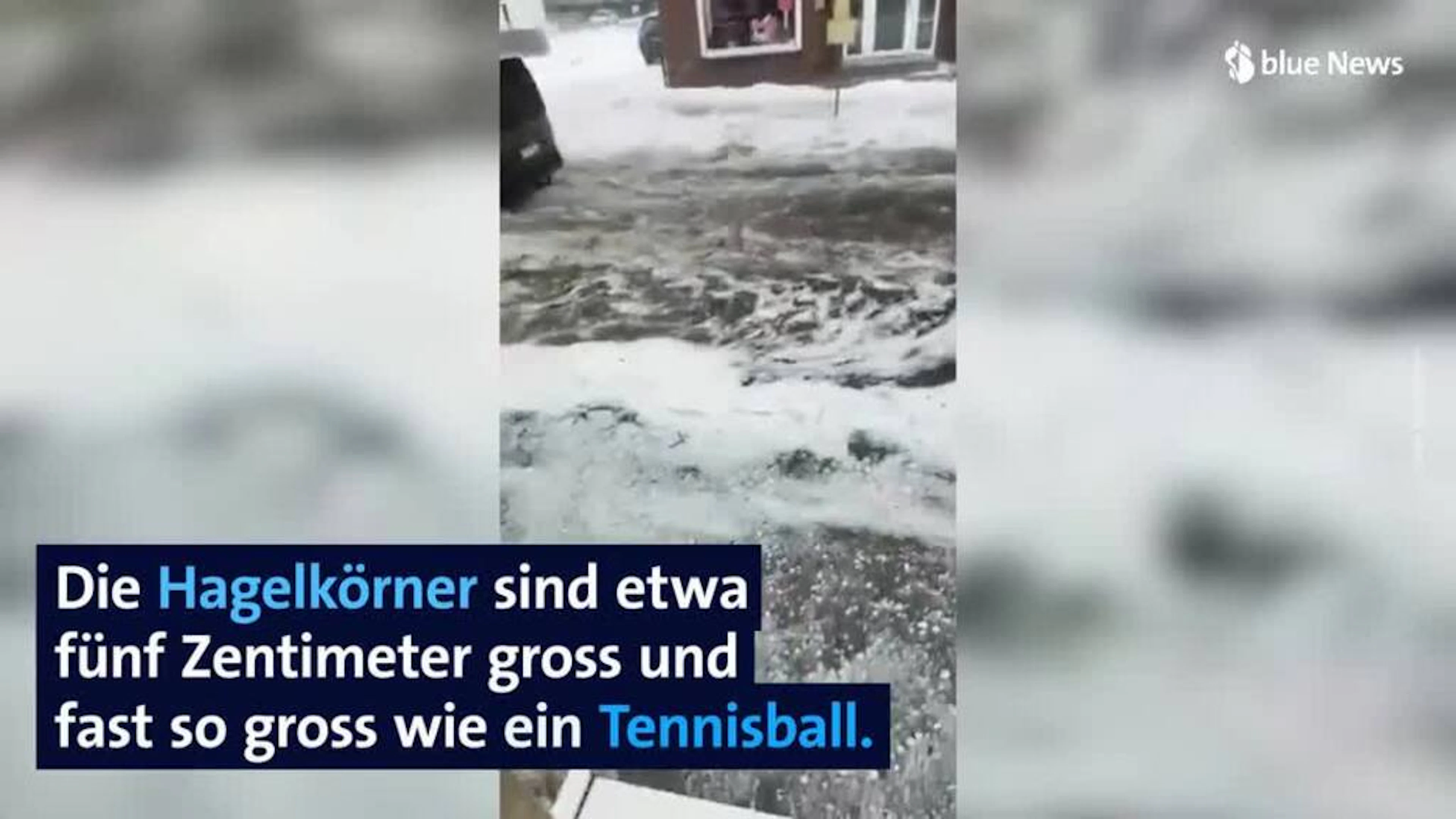 Ausnahmezustand in Norddeutschland: Riesen-Hagel und Sturzfluten sorgen für Chaos
