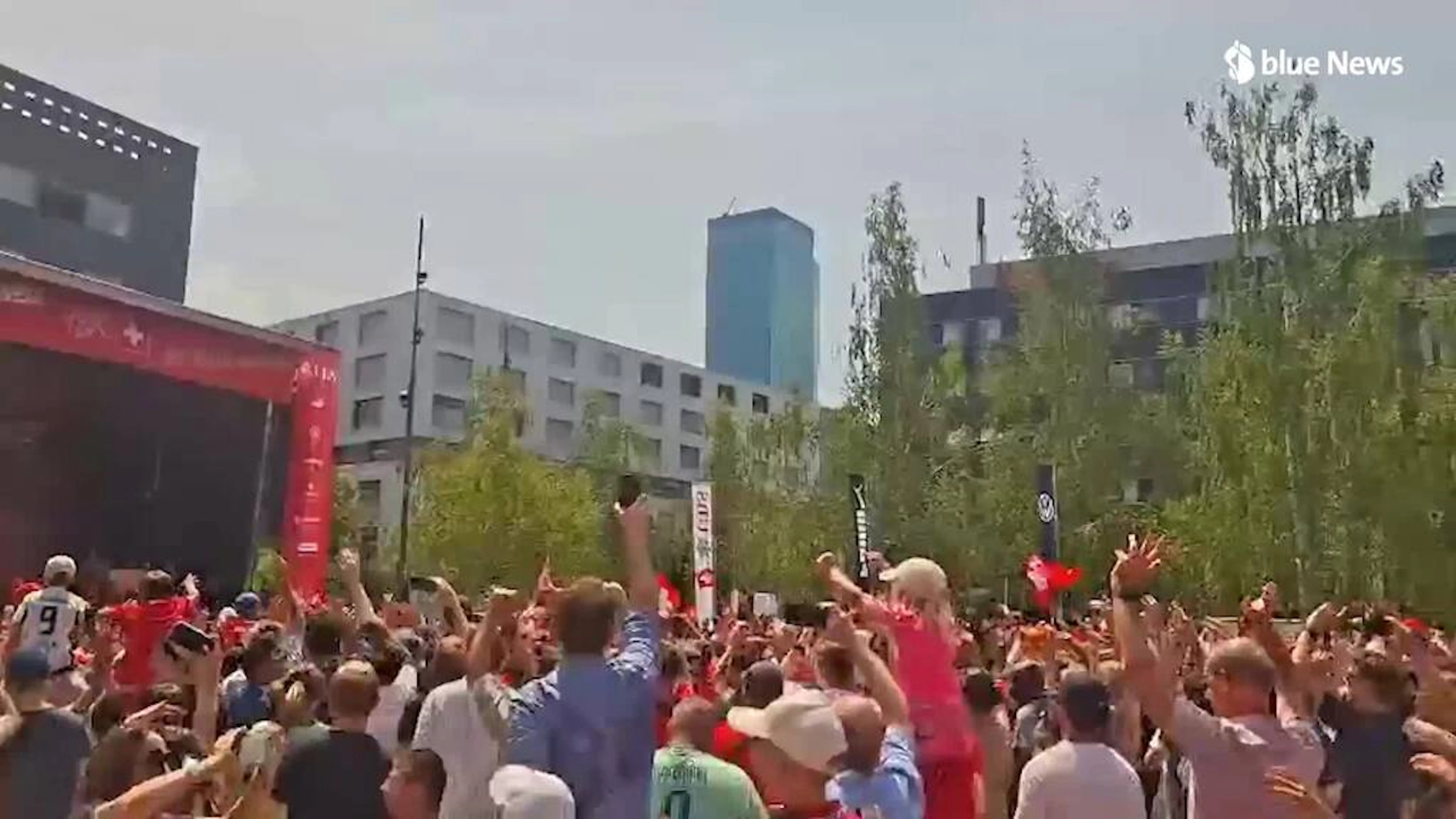 Nati-Feier auf dem Turbinenplatz