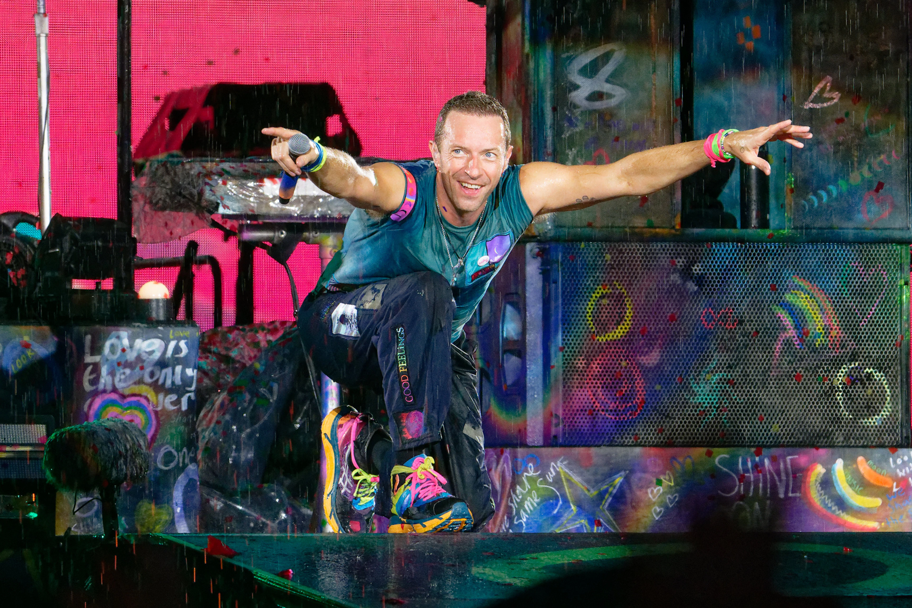 Coldplay mit Sänger Chris Martin