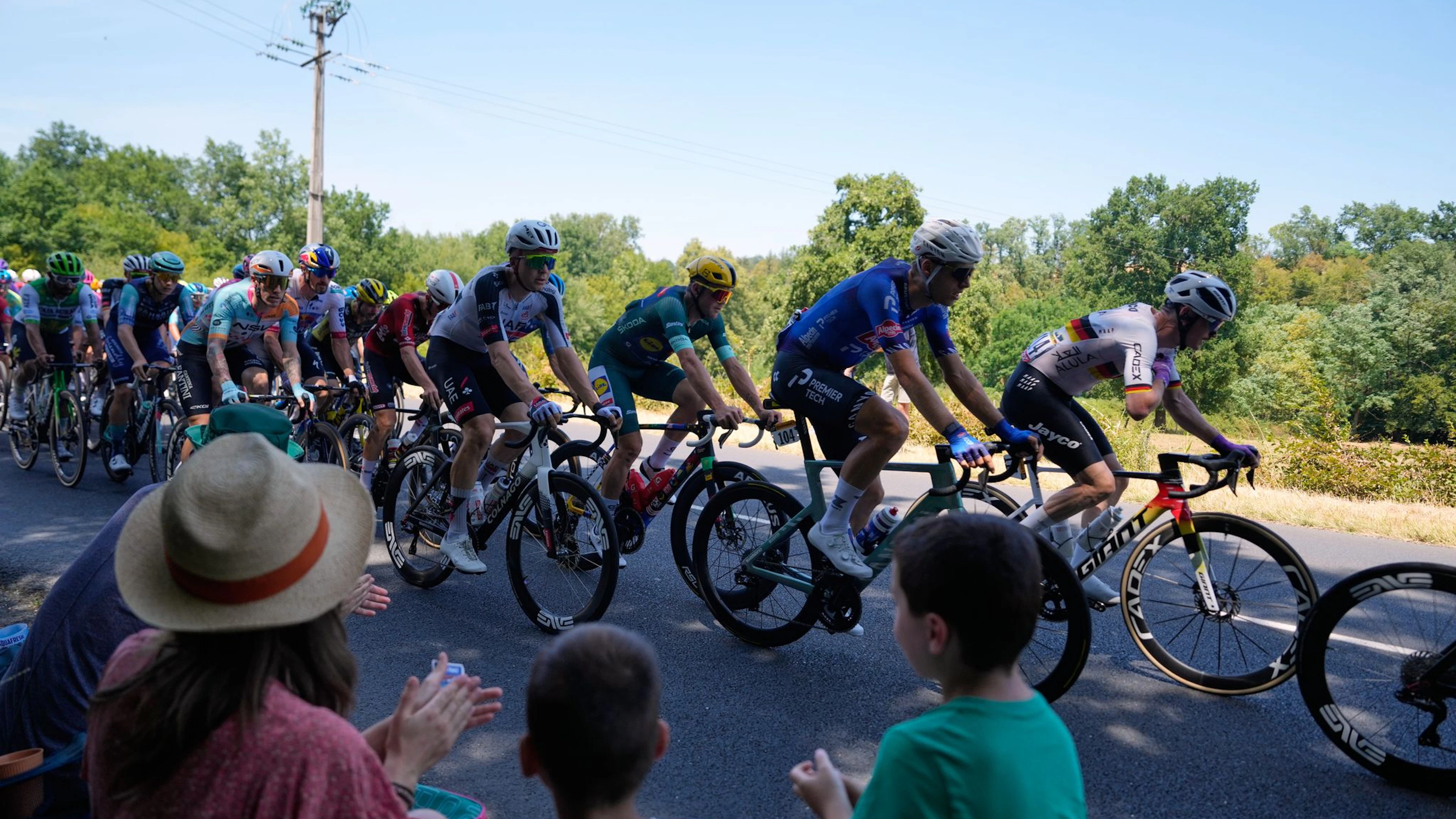 Radprofis bei der 113. Tour de France.
