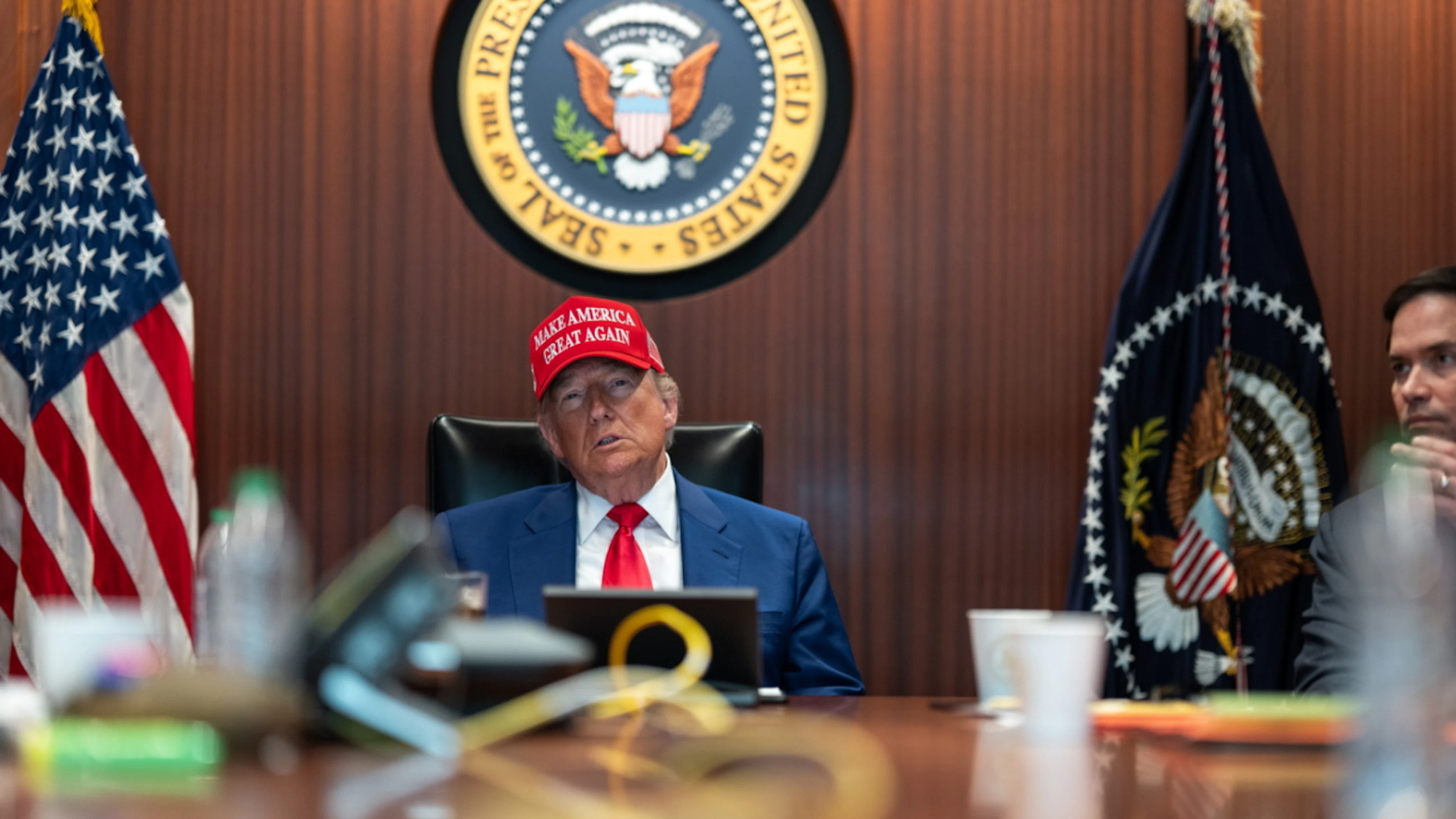Il presidente degli Stati Uniti Donald Trump ha tenuto una riunione per discutere attacchi su larga scala contro l'Iran. (Foto archivio)