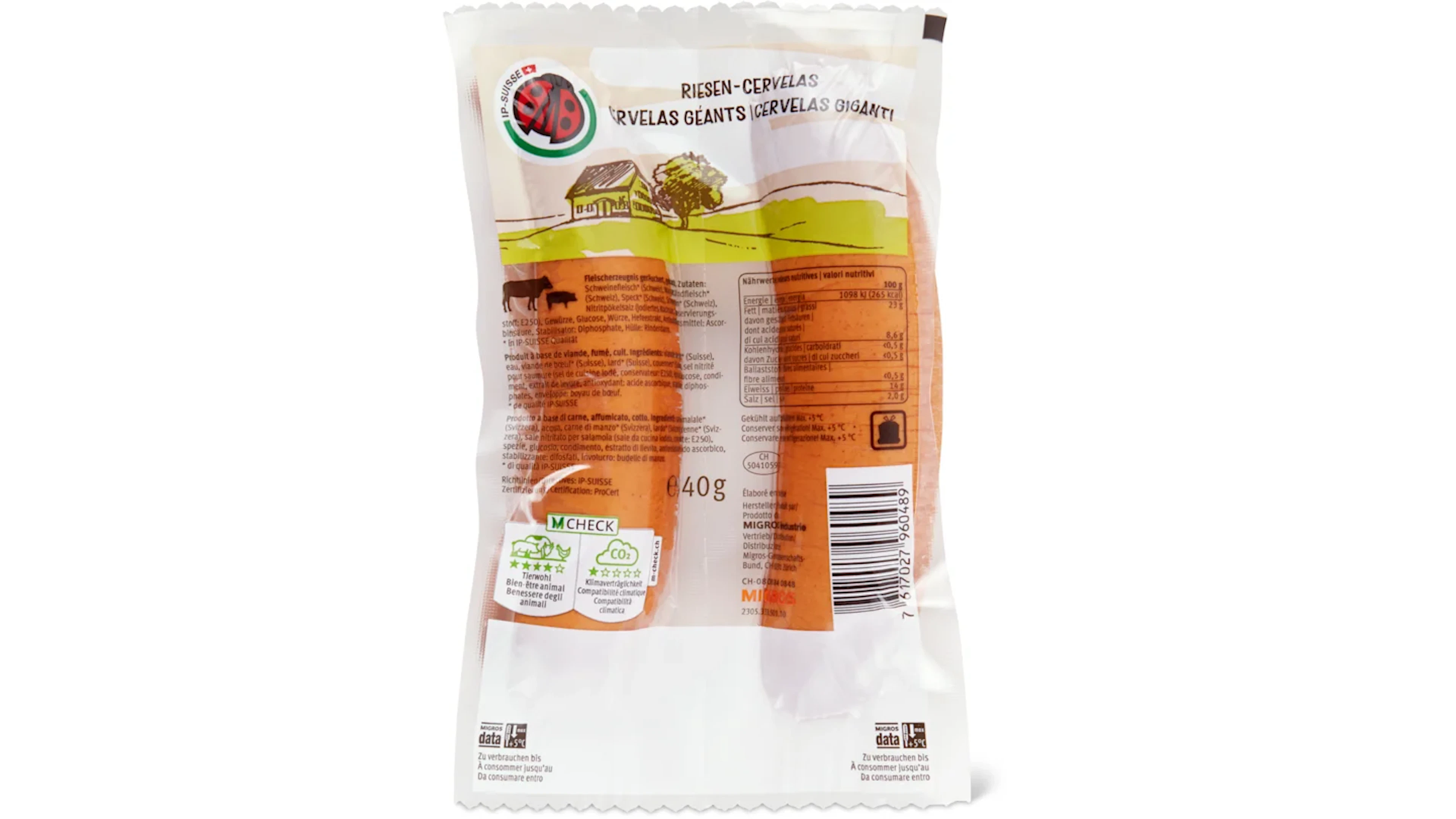 Migros rappelle ses cervelas géants, en raison d'une erreur d'emballage.