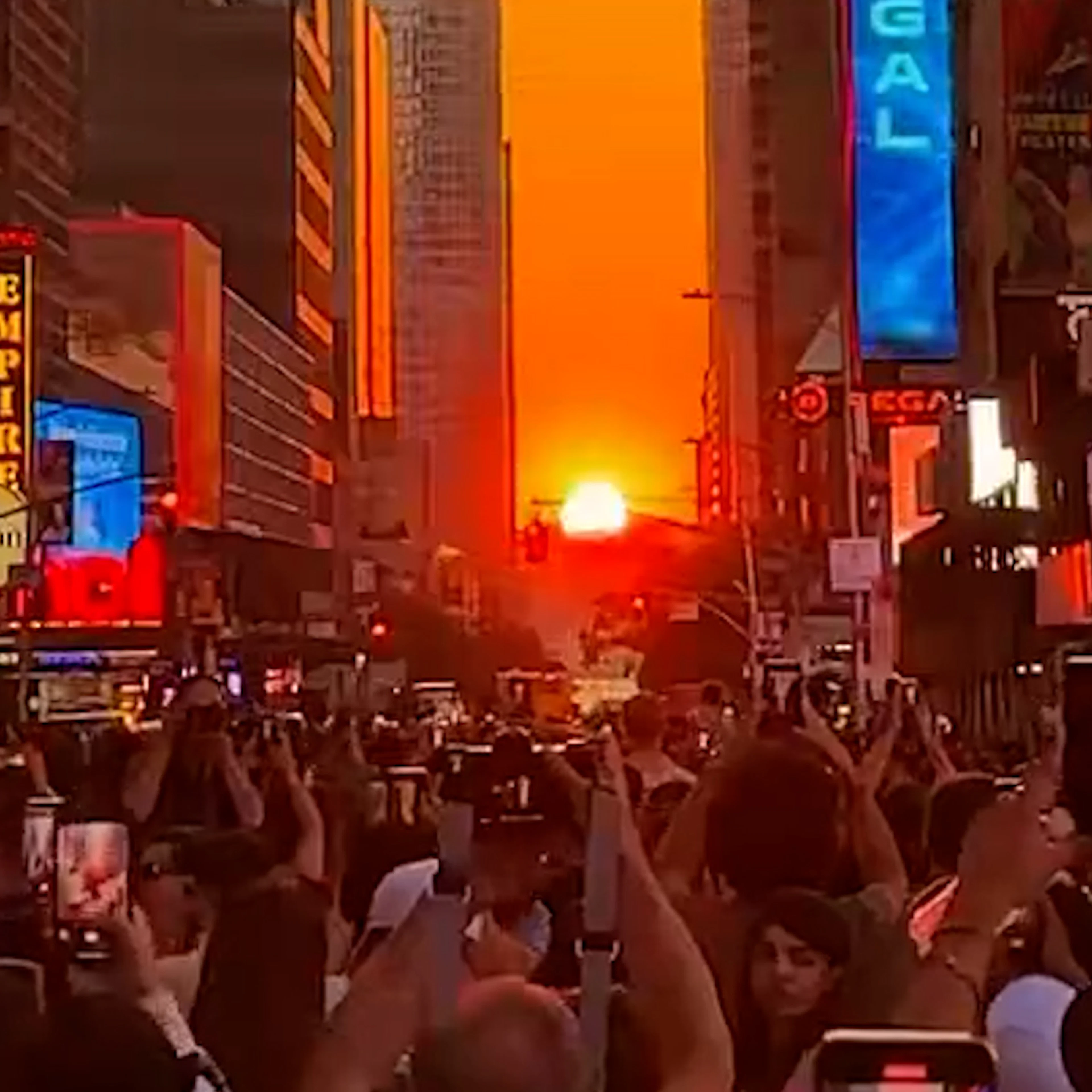 Sonnenspektakel in New York
