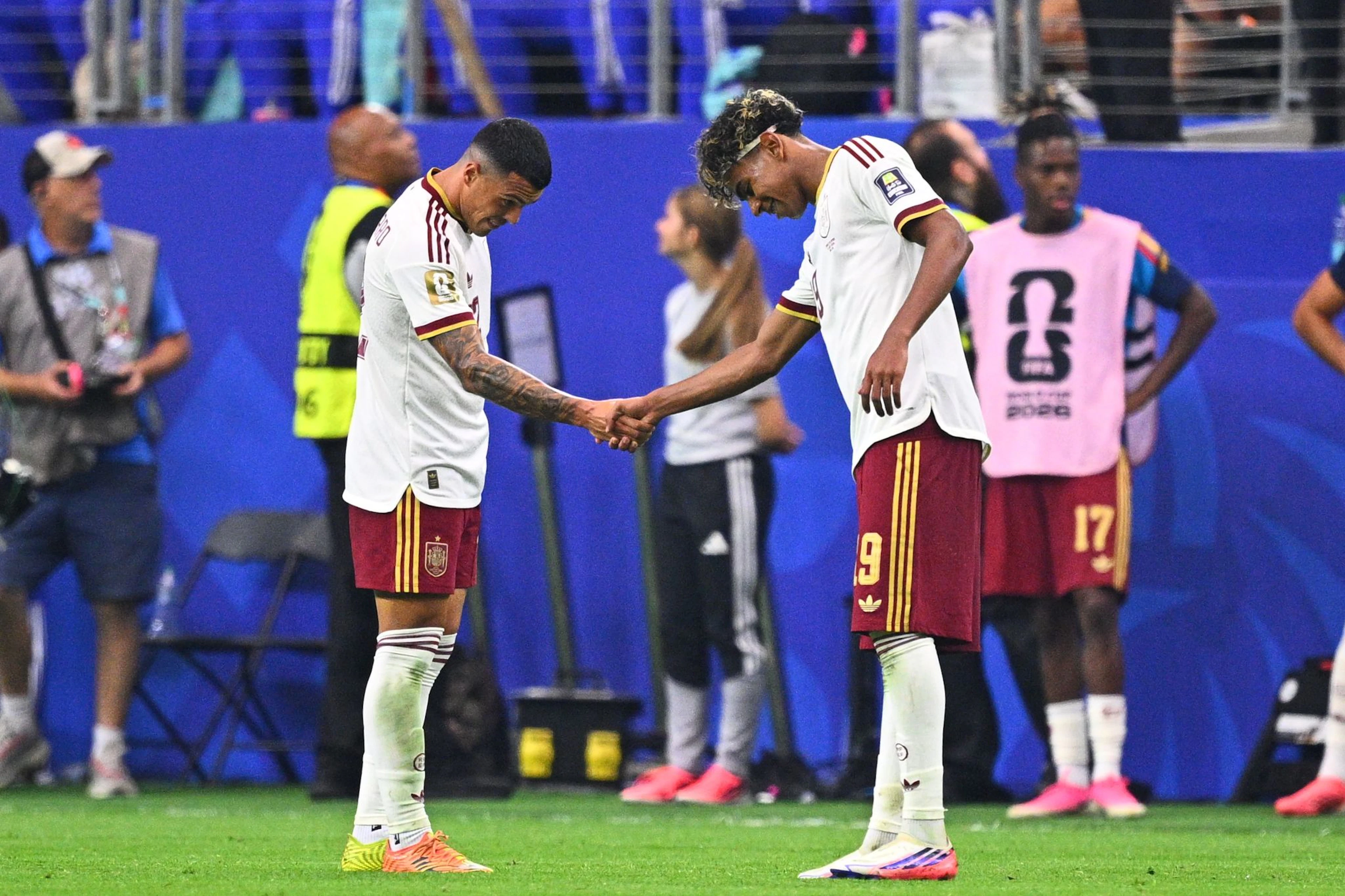 Lamine Yamal (rechts) ist der grösste Star Spaniens – abhängig von ihm ist das Team nicht.