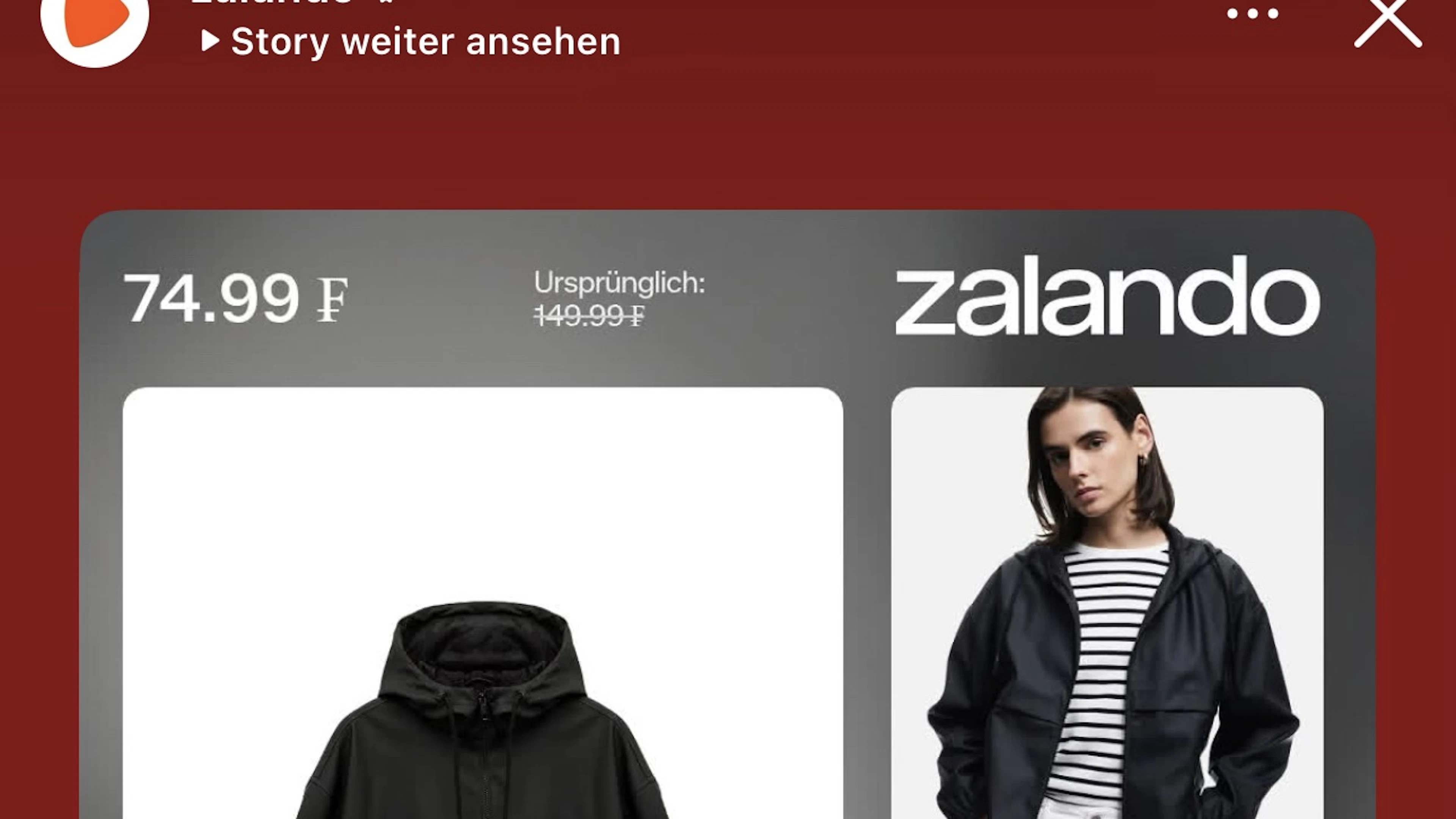 Zalando zeigt Schweizer Preise mit altem Franc-Zeichen