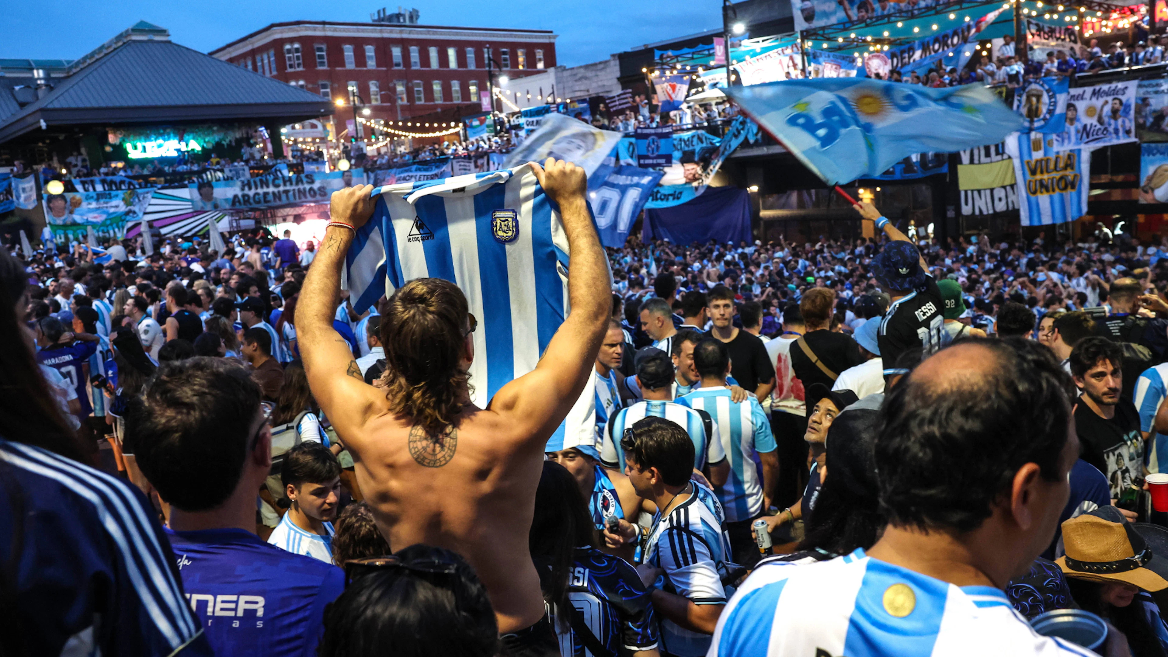 Argentinien-Fans randalieren in Atlanta und attackieren sich gegenseitig