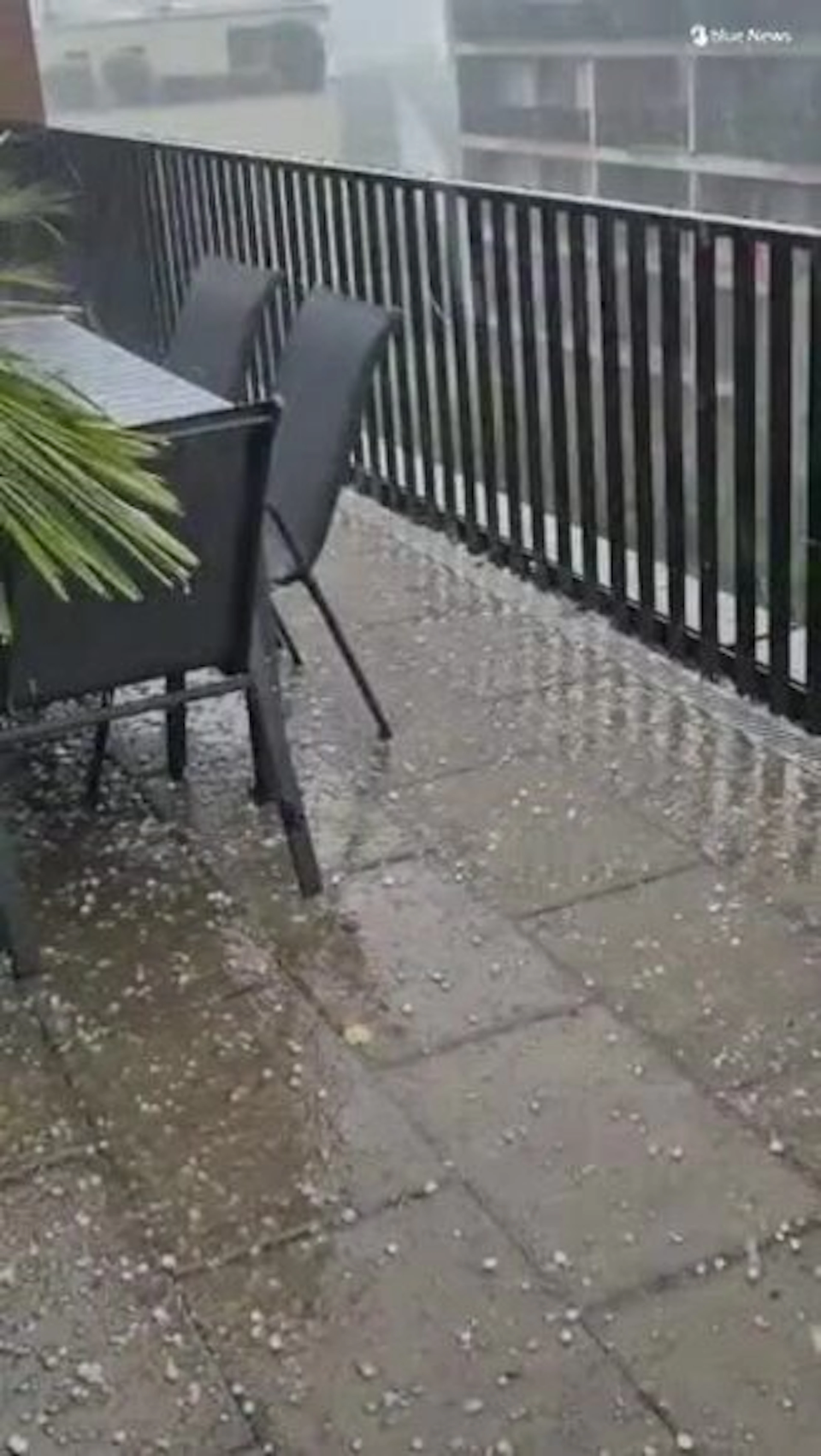 Leservideo zeigt Hagel in Fällanden ZH