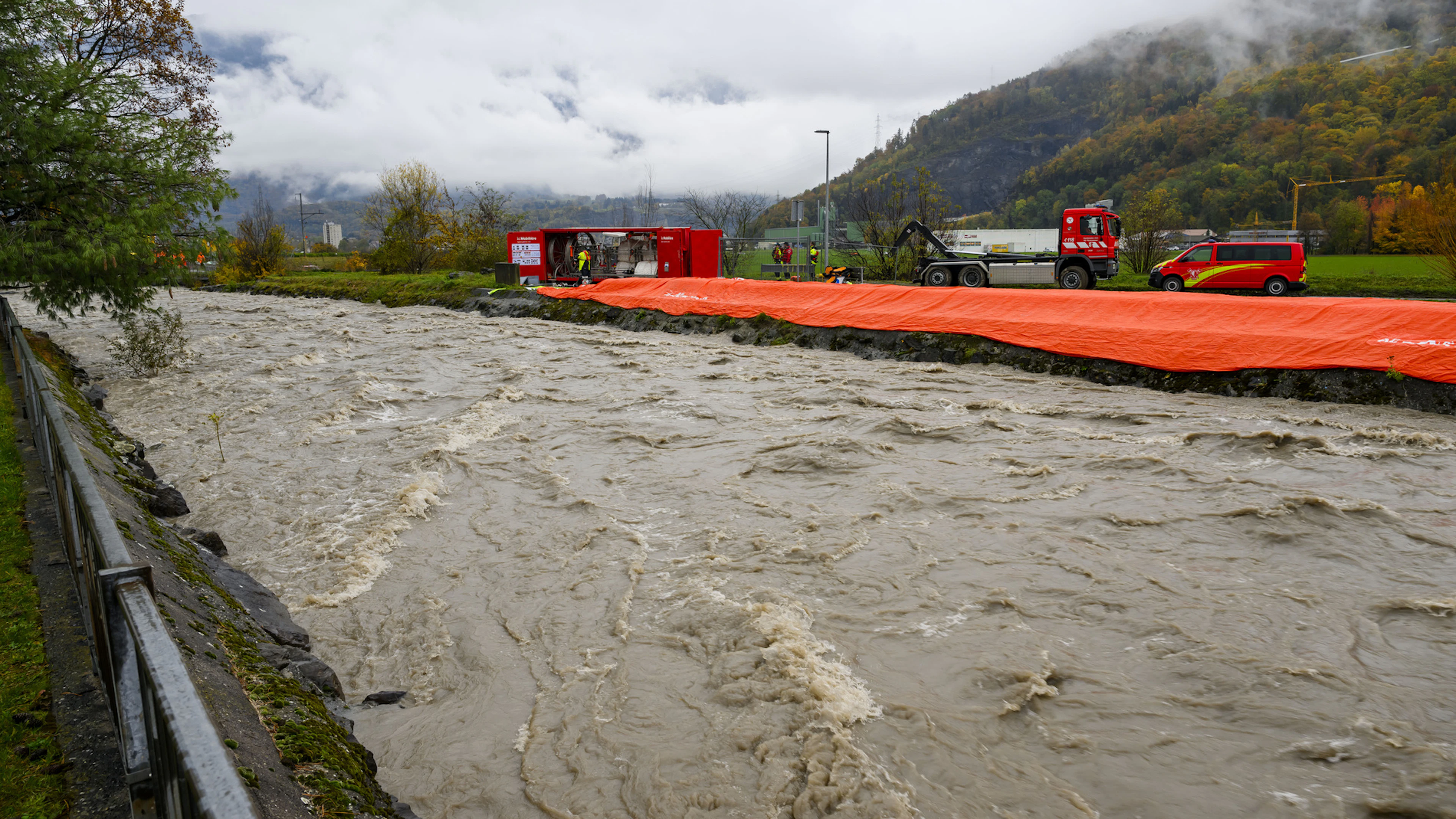 24% des Valaisans vivent dans des zones inondables