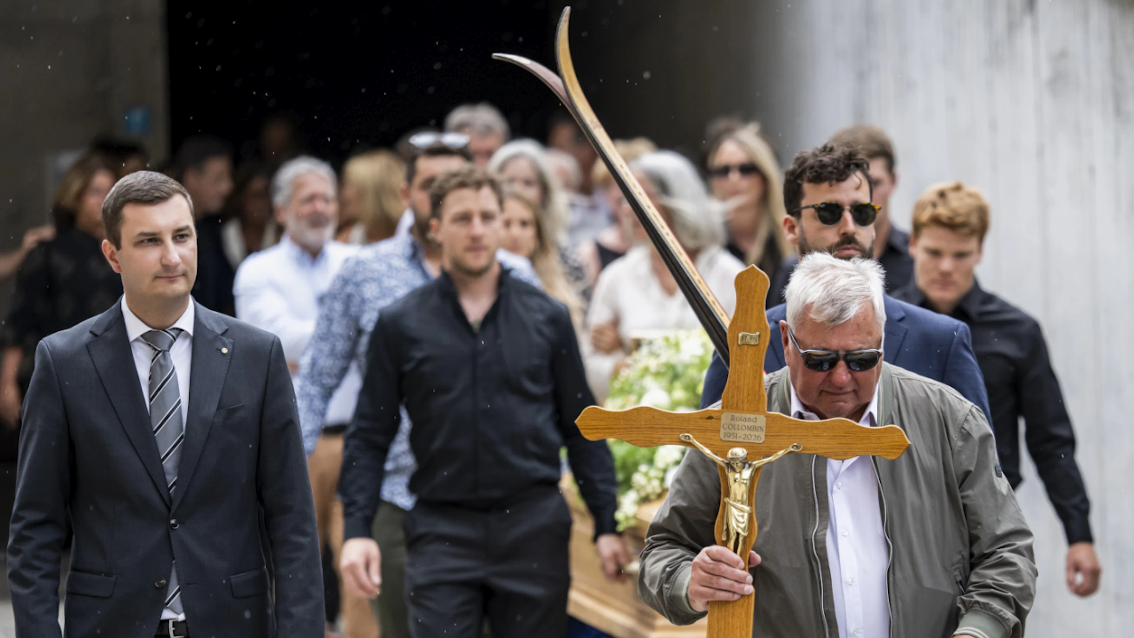 Foule et vive émotion aux obsèques de Roland Collombin au Châble