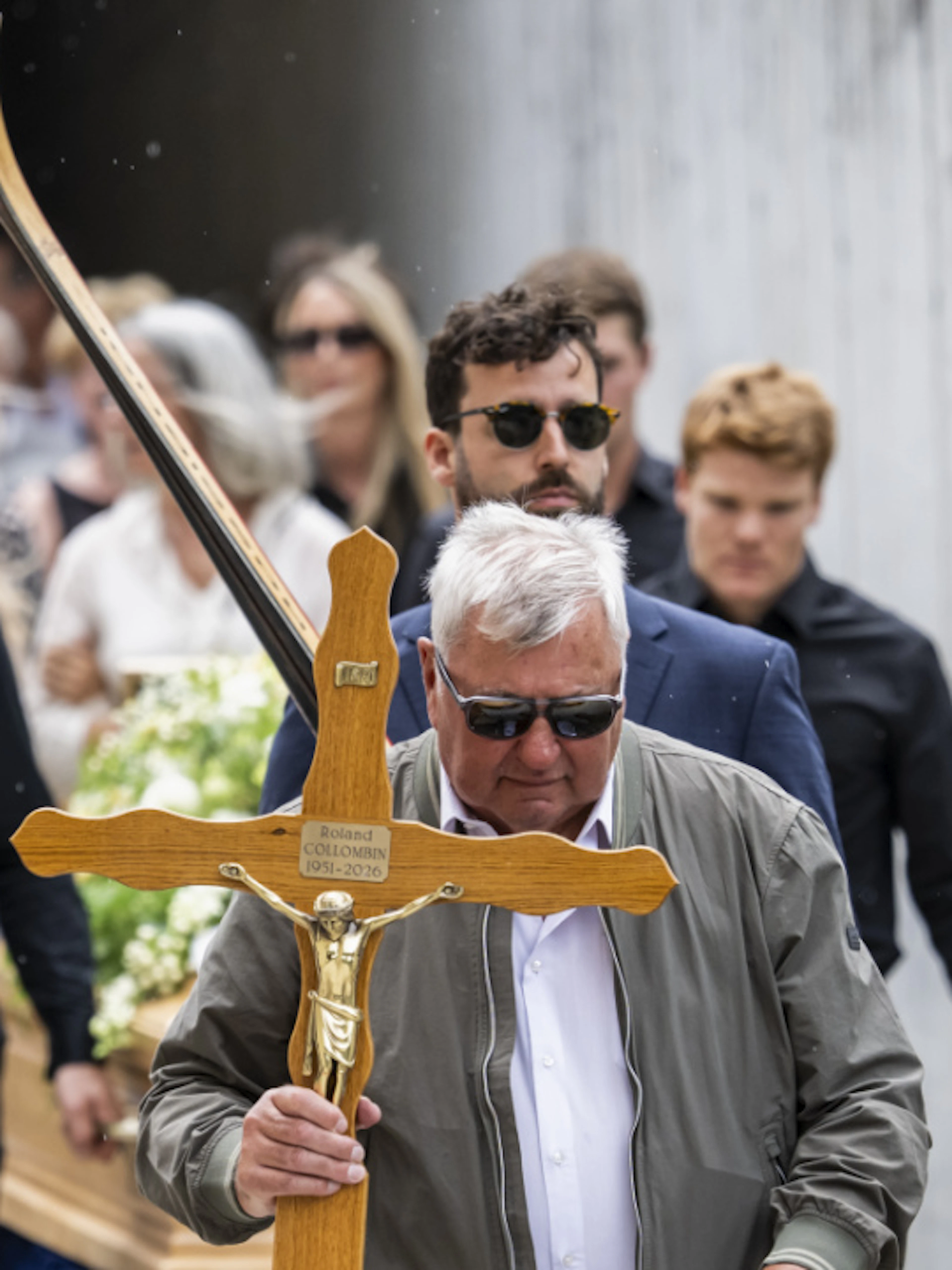 Foule et vive émotion aux obsèques de Roland Collombin au Châble
