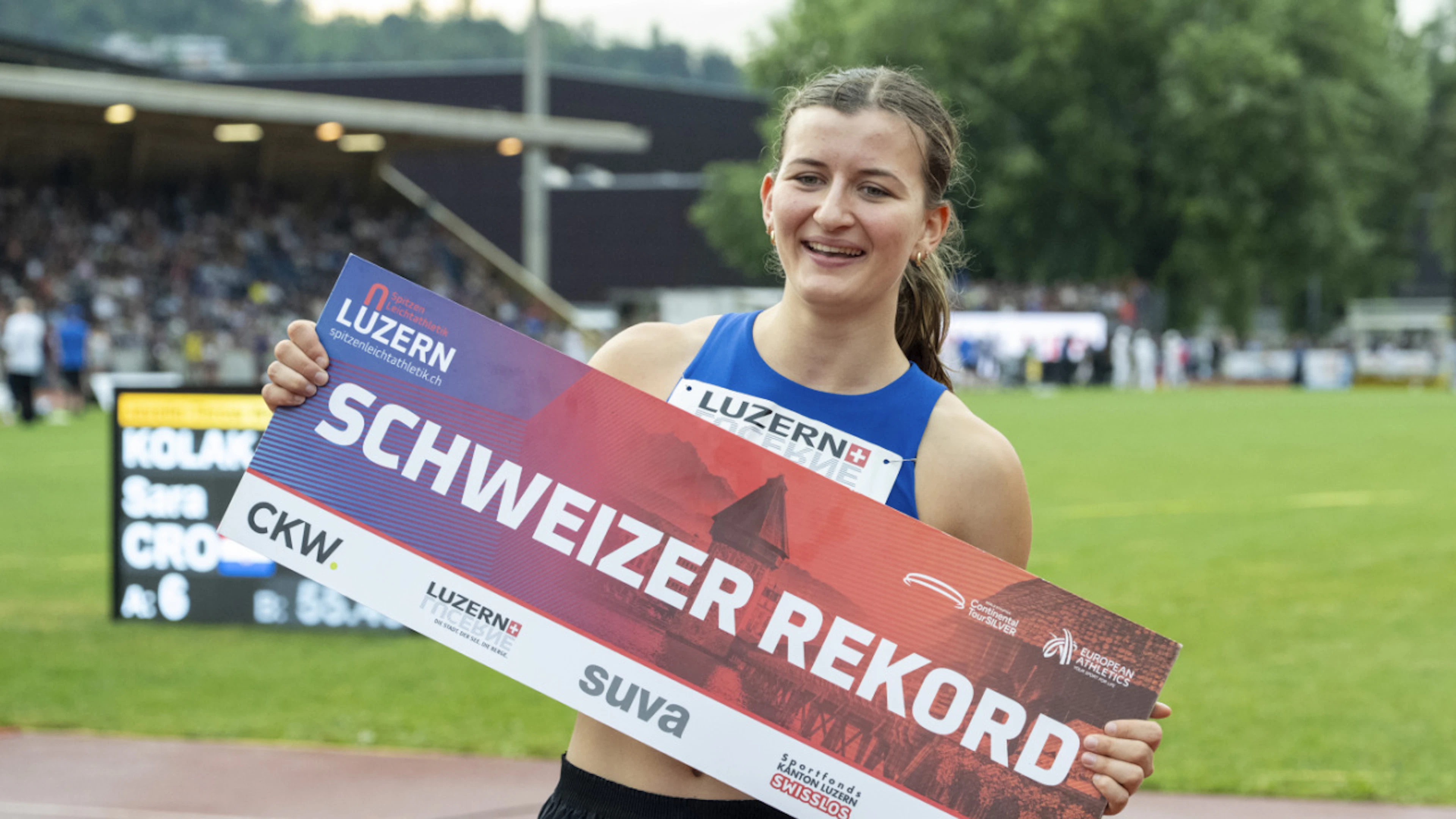 Leonie Hügli Sets a Swiss Record in Lucerne