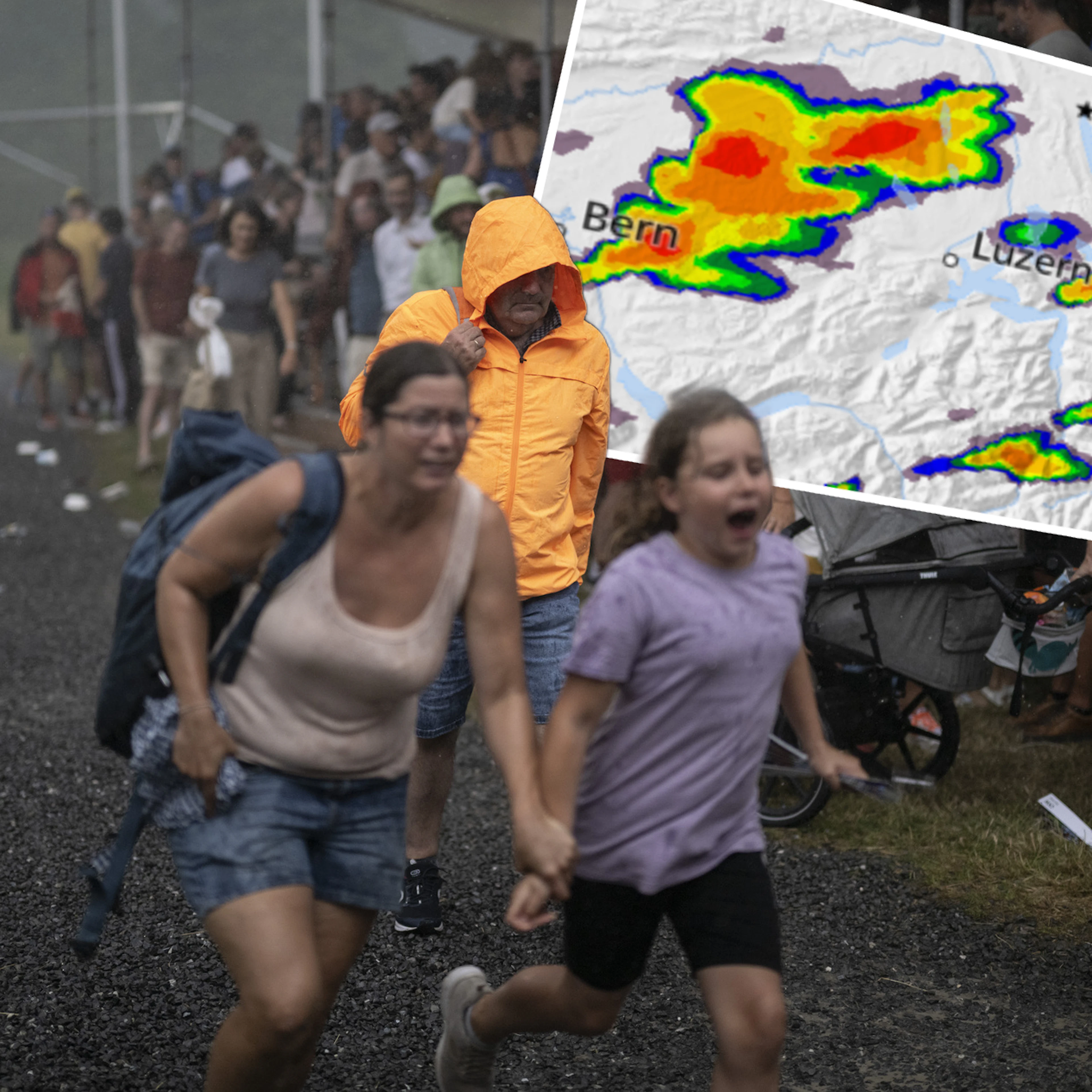 Hail, Heavy Rain, Storm