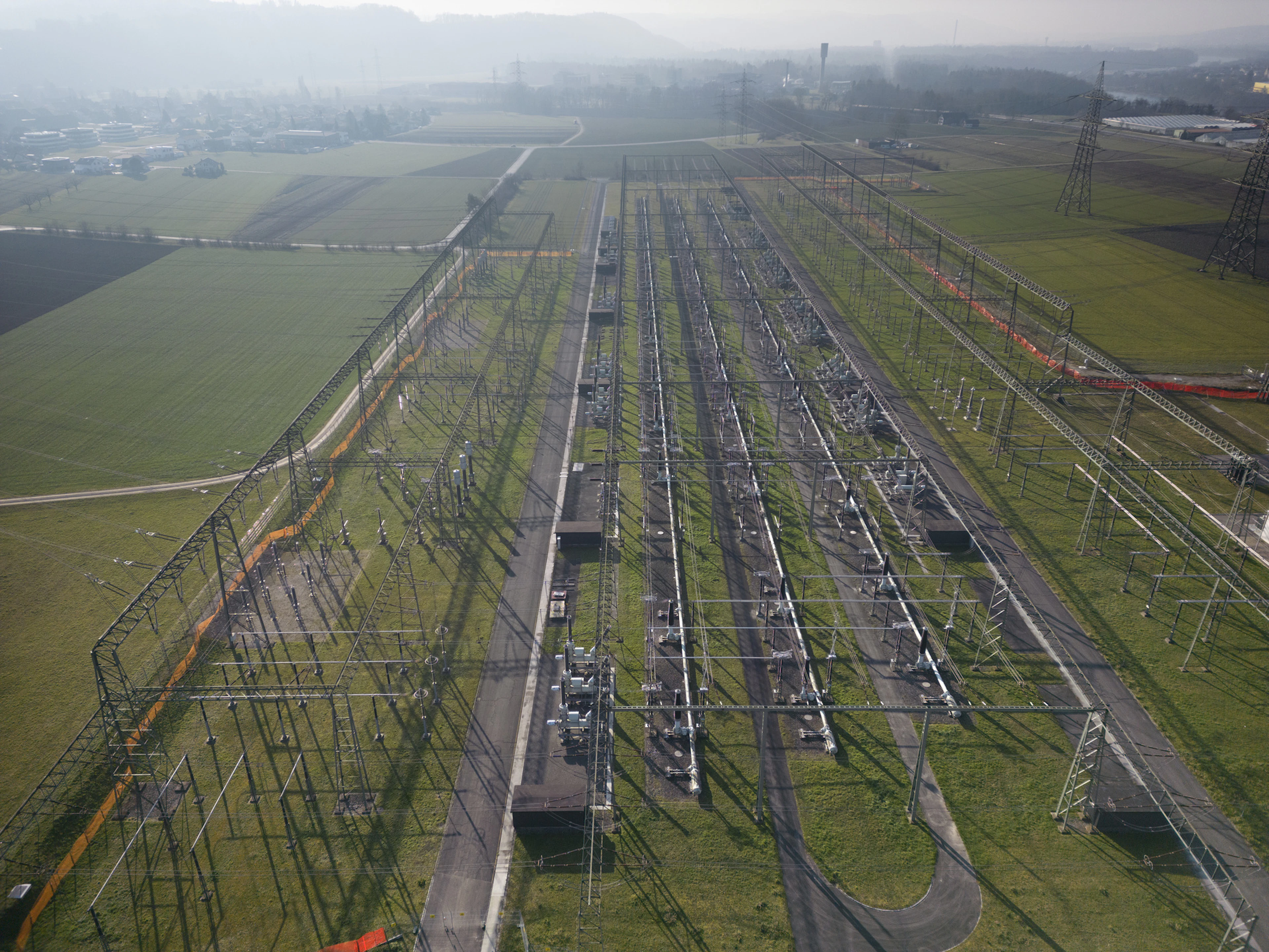 The Stern von Laufenburg, a Swissgrid substation that manages the flow of electricity between Switzerland and Germany.