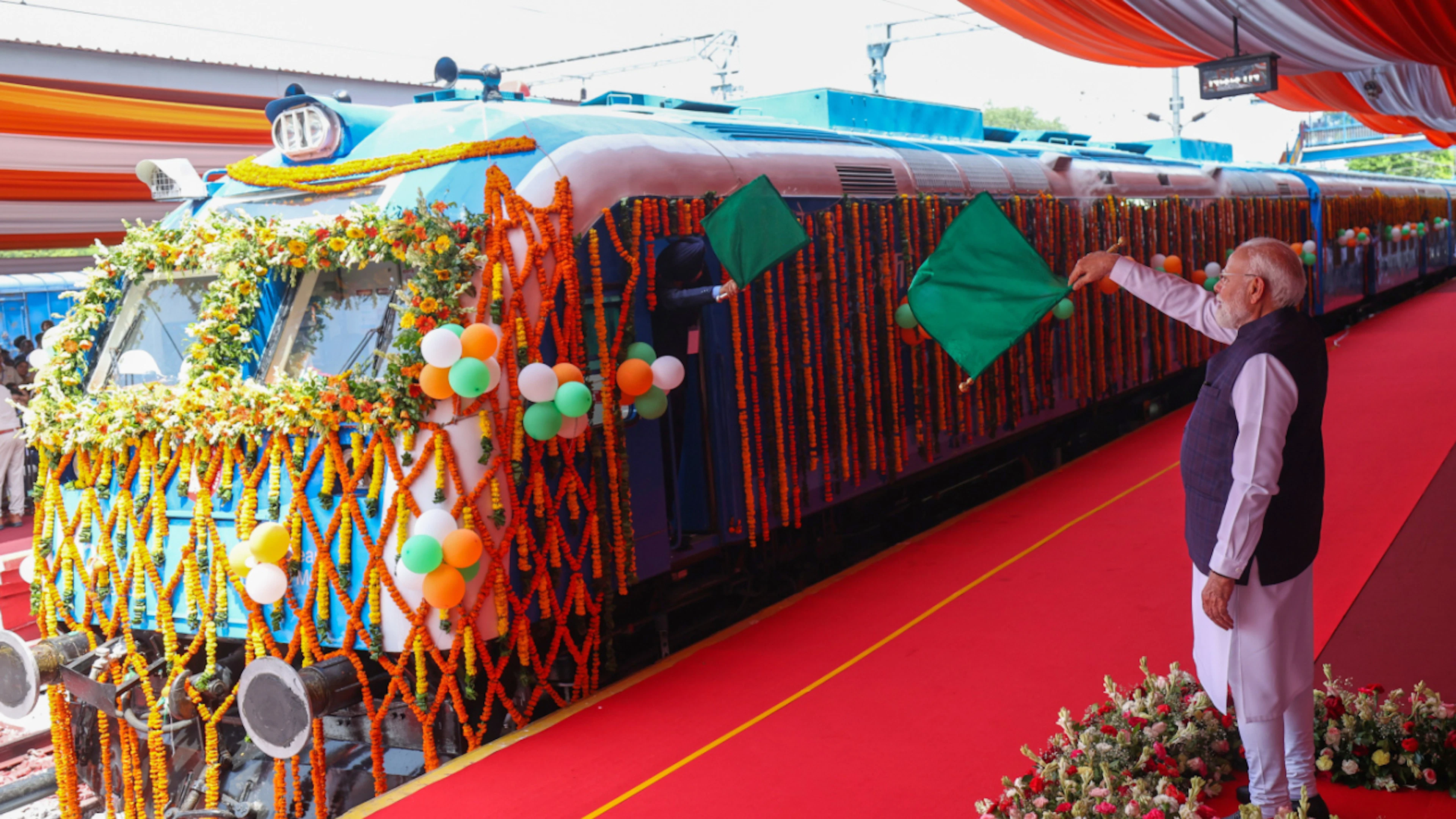 L'India inaugura il suo primo treno alimentato a idrogeno