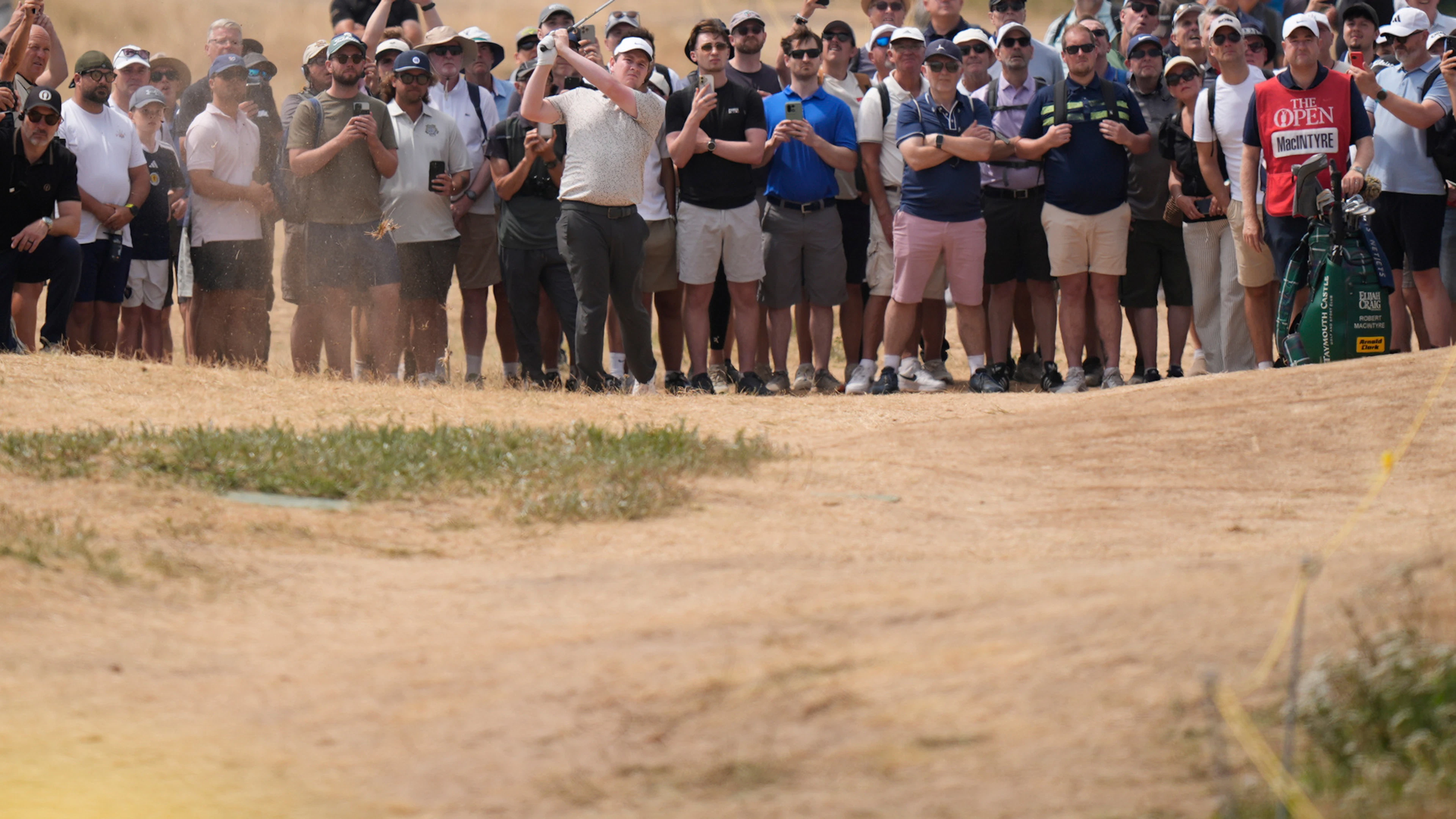 So braun waren die Greens bei «The Open» seit 20 Jahren nicht mehr