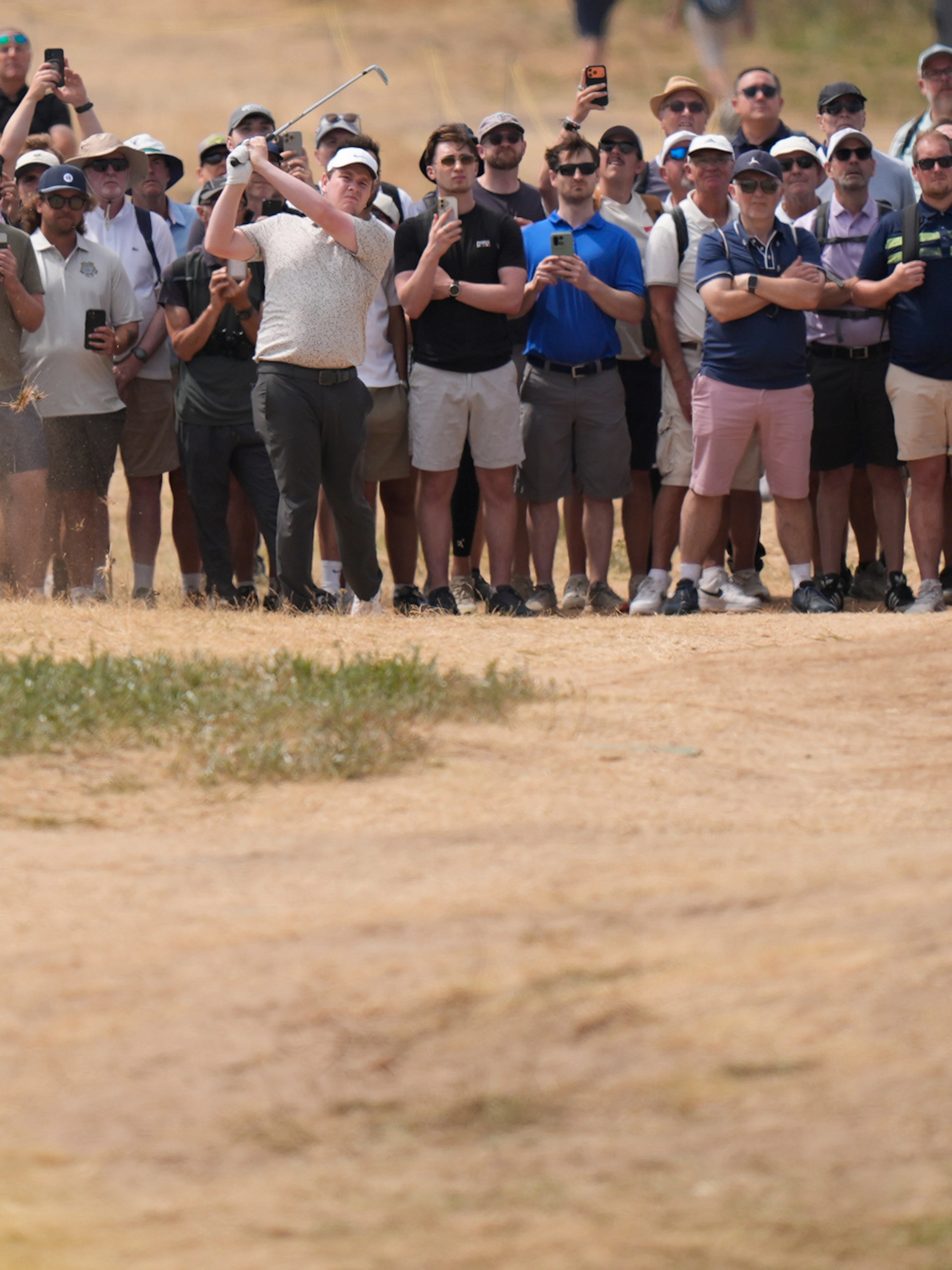 So braun waren die Greens bei «The Open» seit 20 Jahren nicht mehr
