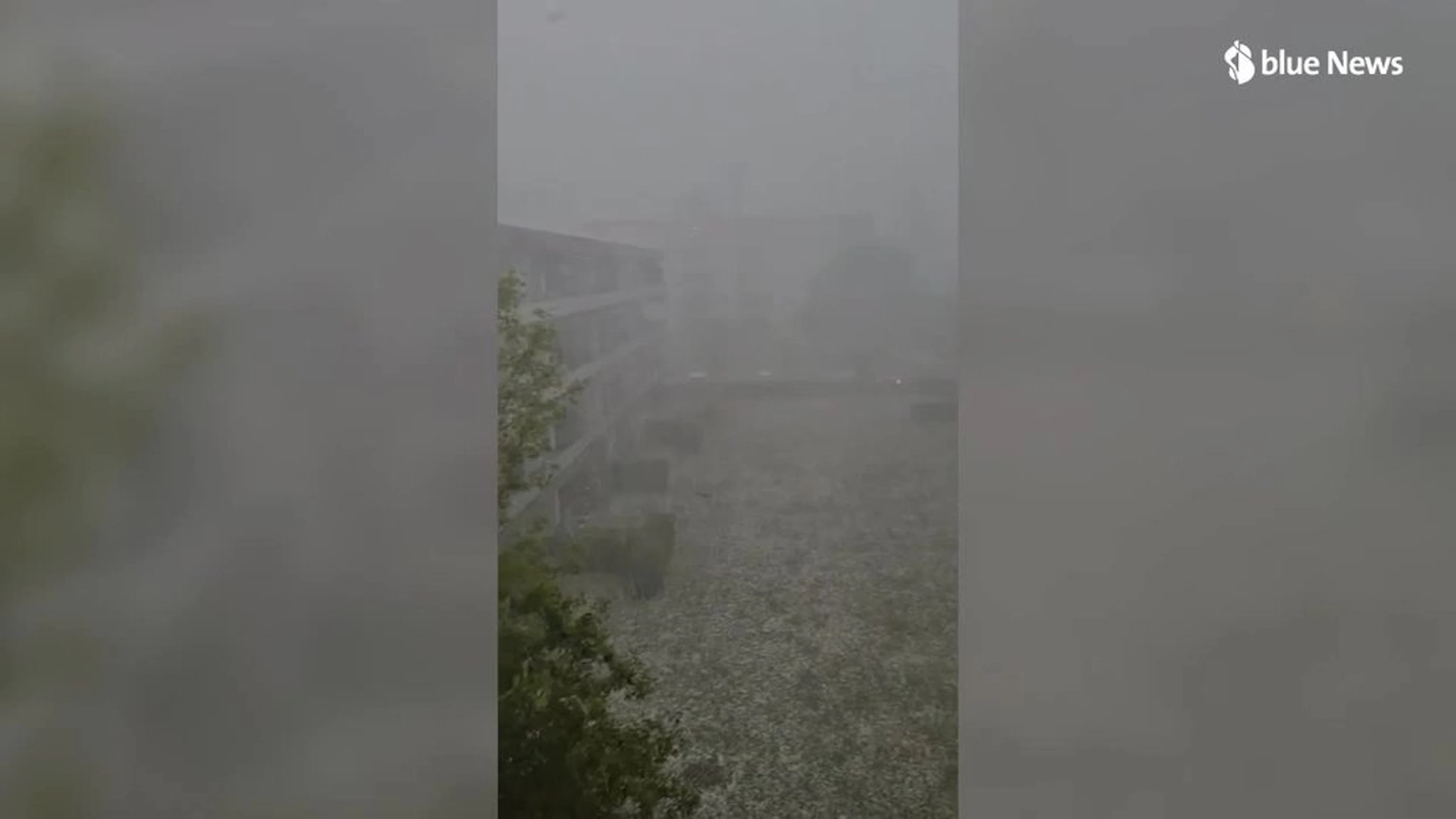 Heftiger Hagel in Frauenfeld TG