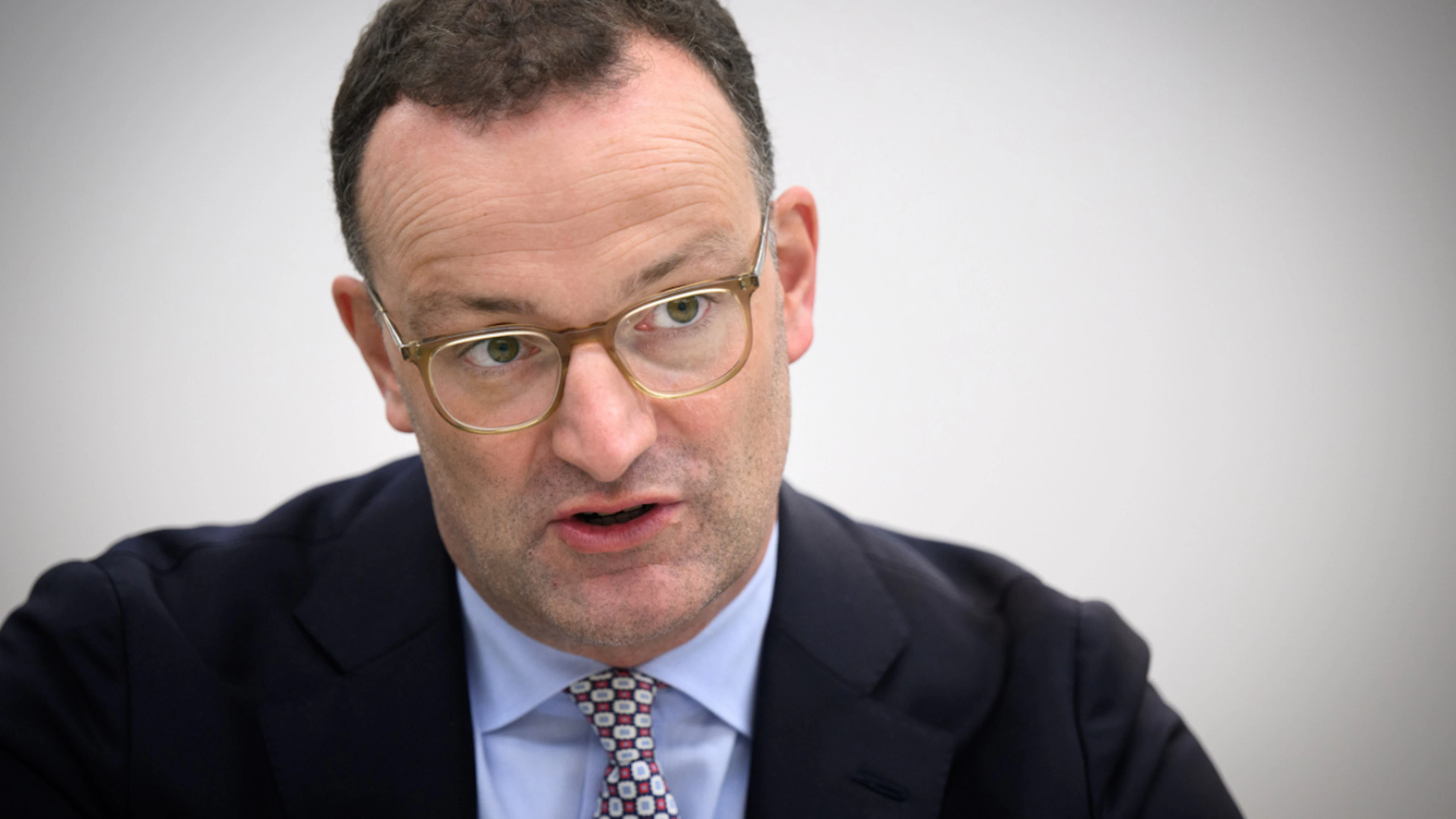 ARCHIVE – Jens Spahn (CDU), chairman of the CDU/CSU parliamentary group in the Bundestag, sits during an interview with the German Press Agency (dpa) in the news agency’s newsroom. Photo: Bernd von Jutrczenka/dpa