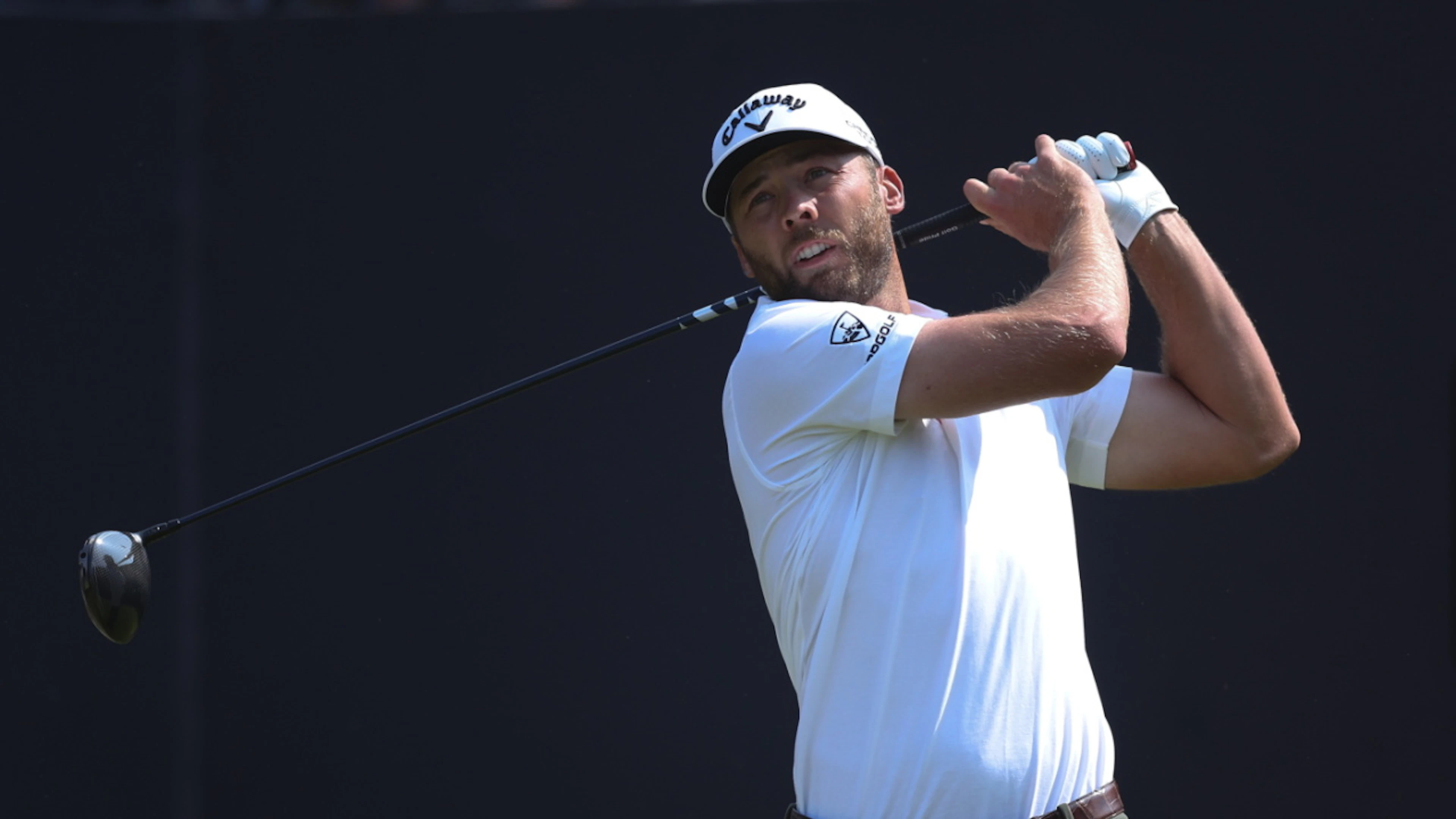 Sam Burns took the lead on the third round of the British Open