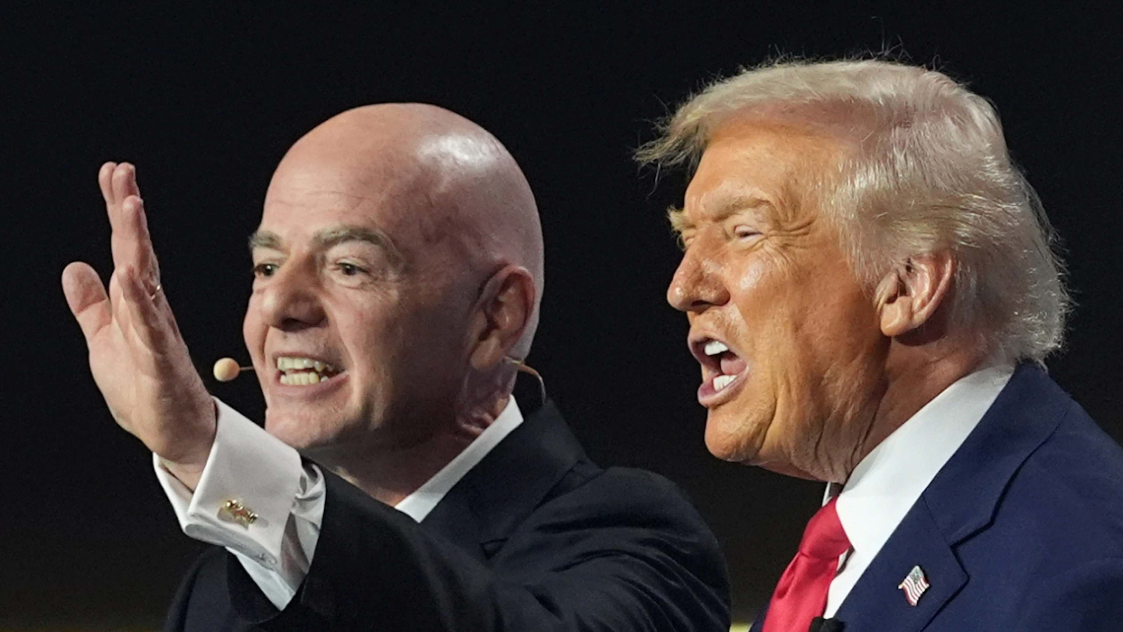 Gianni Infantino and Donald Trump Praise the World Cup Ahead of Sunday's Final