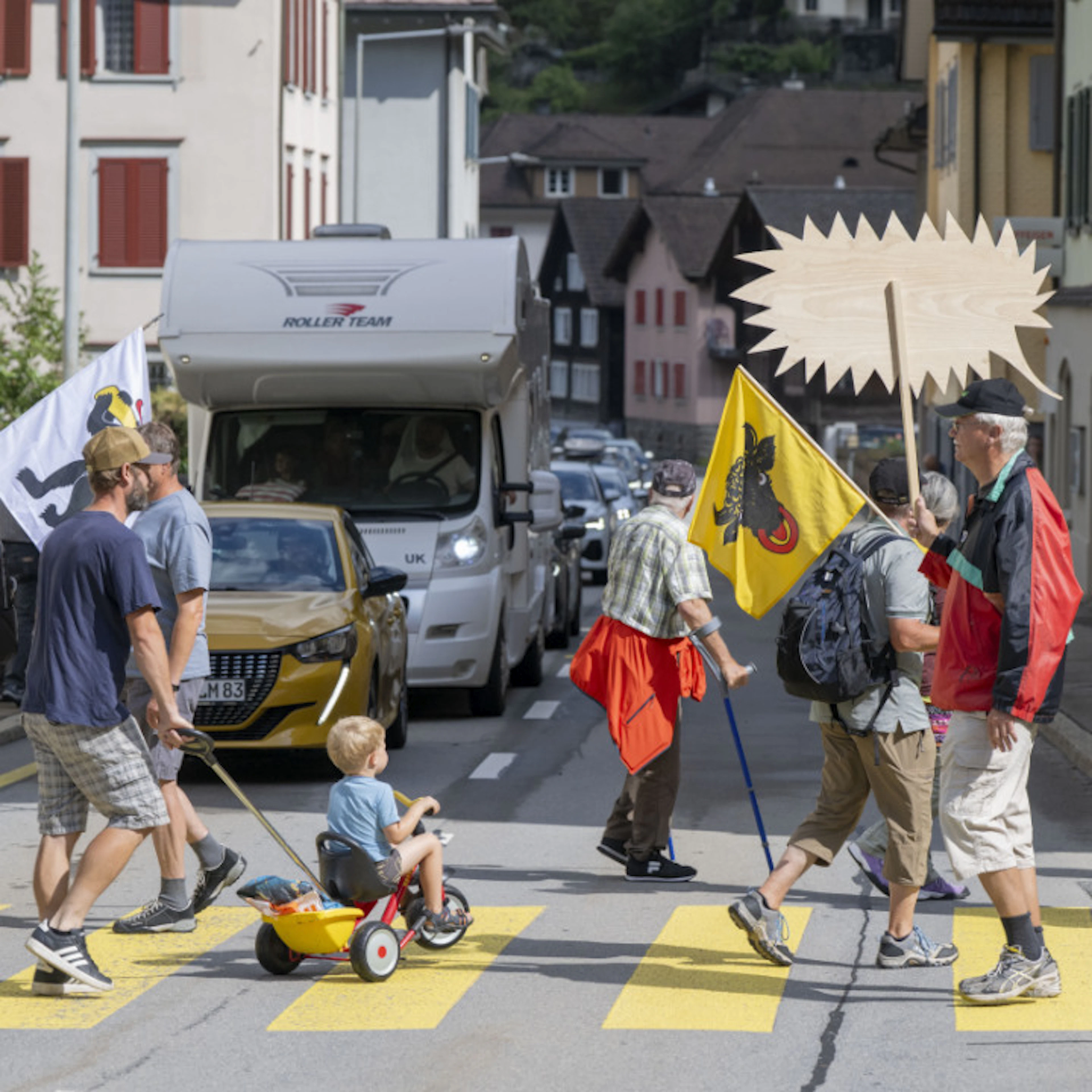 Nei pressi del Gottardo