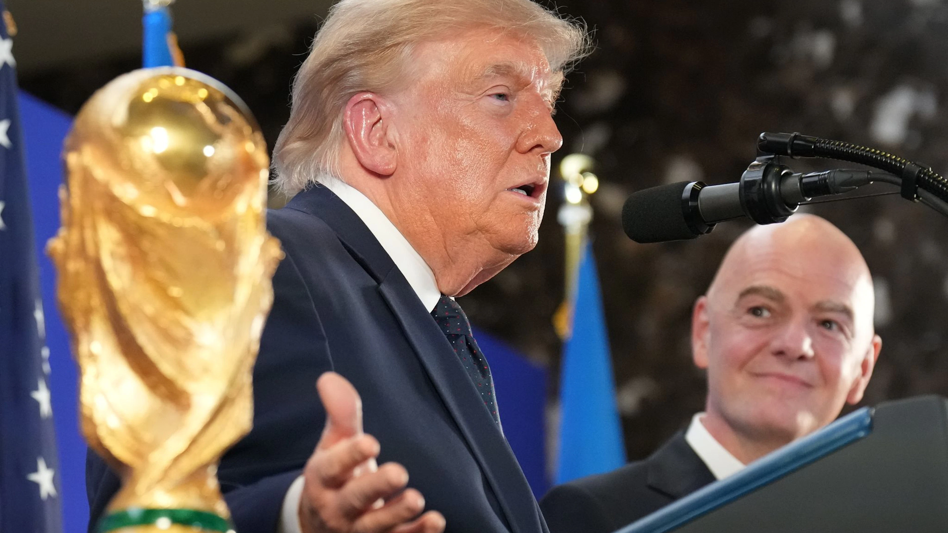 «Hörst du das, Gianni» – Trump will Fussball-WM «sofort» wieder in die USA holen