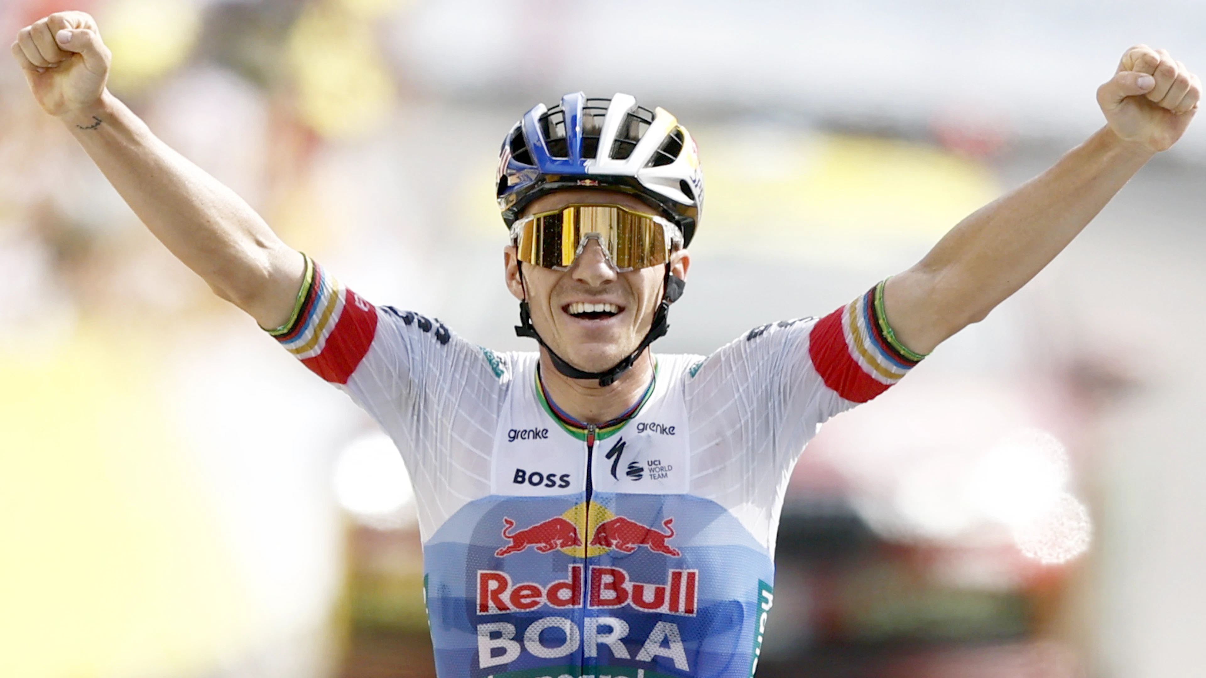 Remco Evenepoel surprend Tadej Pogacar au Plateau de Solaison