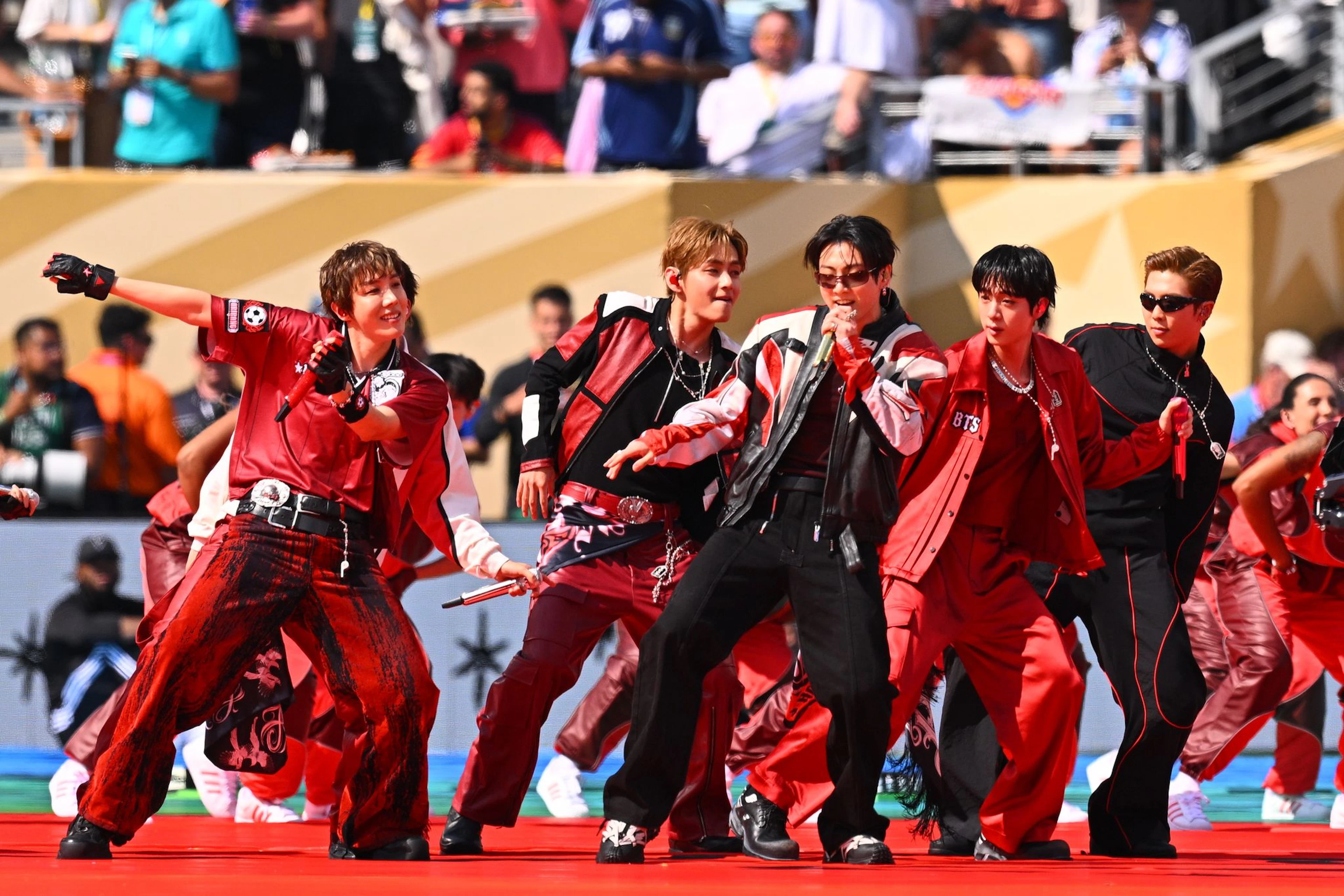 Il gruppo K-pop BTS.