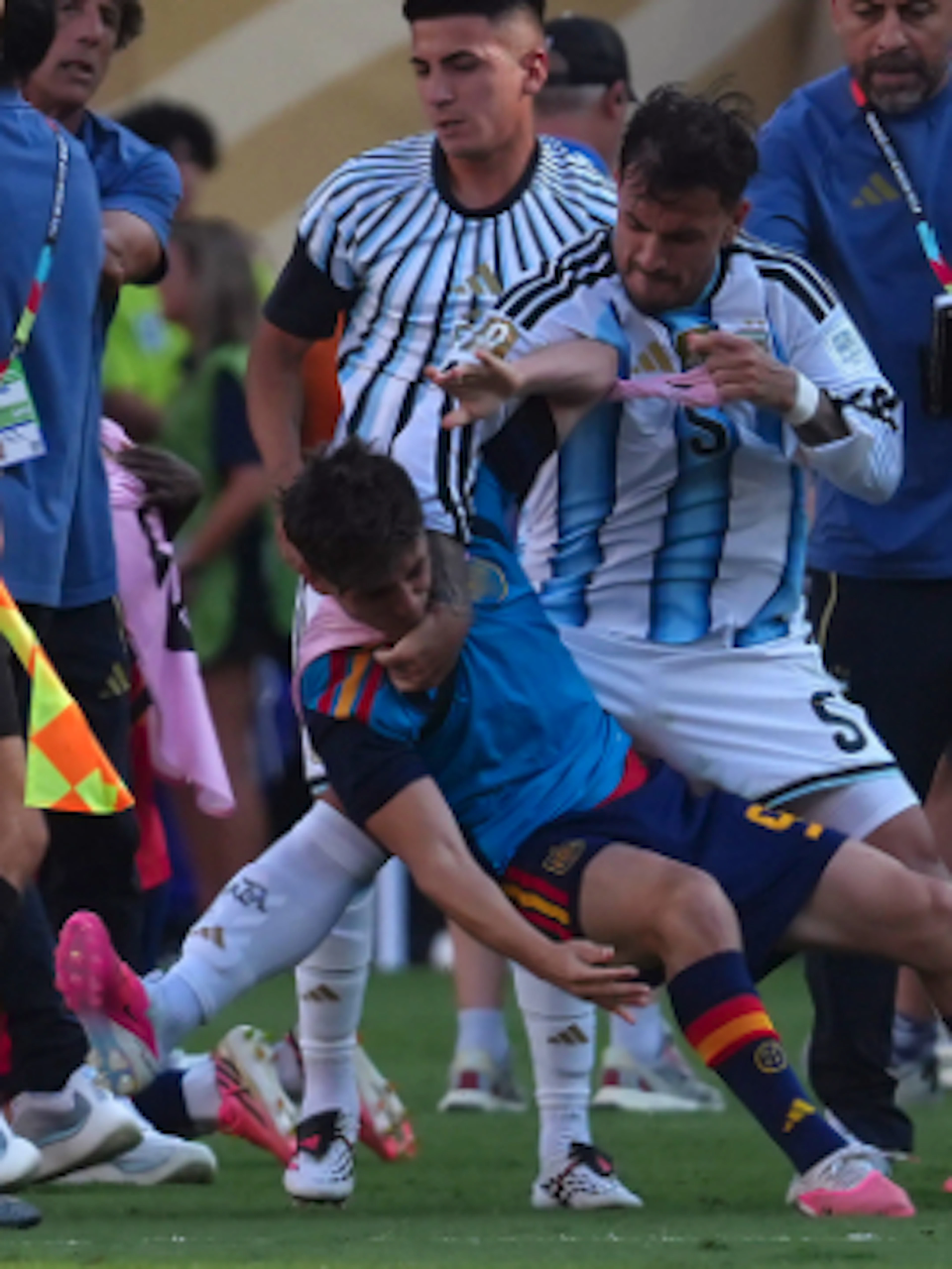 Paredes completely loses it after the loss in the final and triggers a brawl