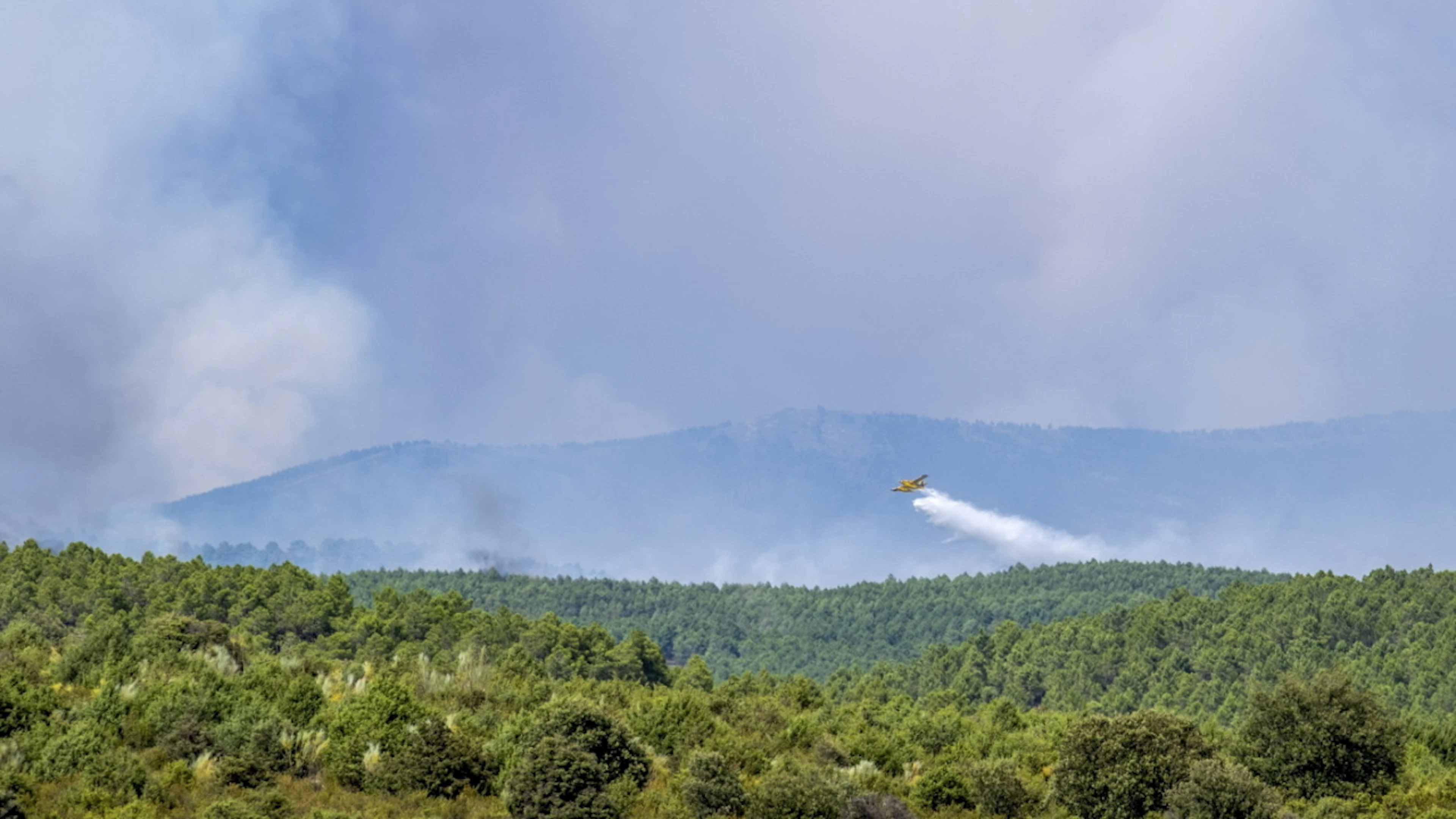 12'000 hectares brûlés dans un incendie au nord de Madrid
