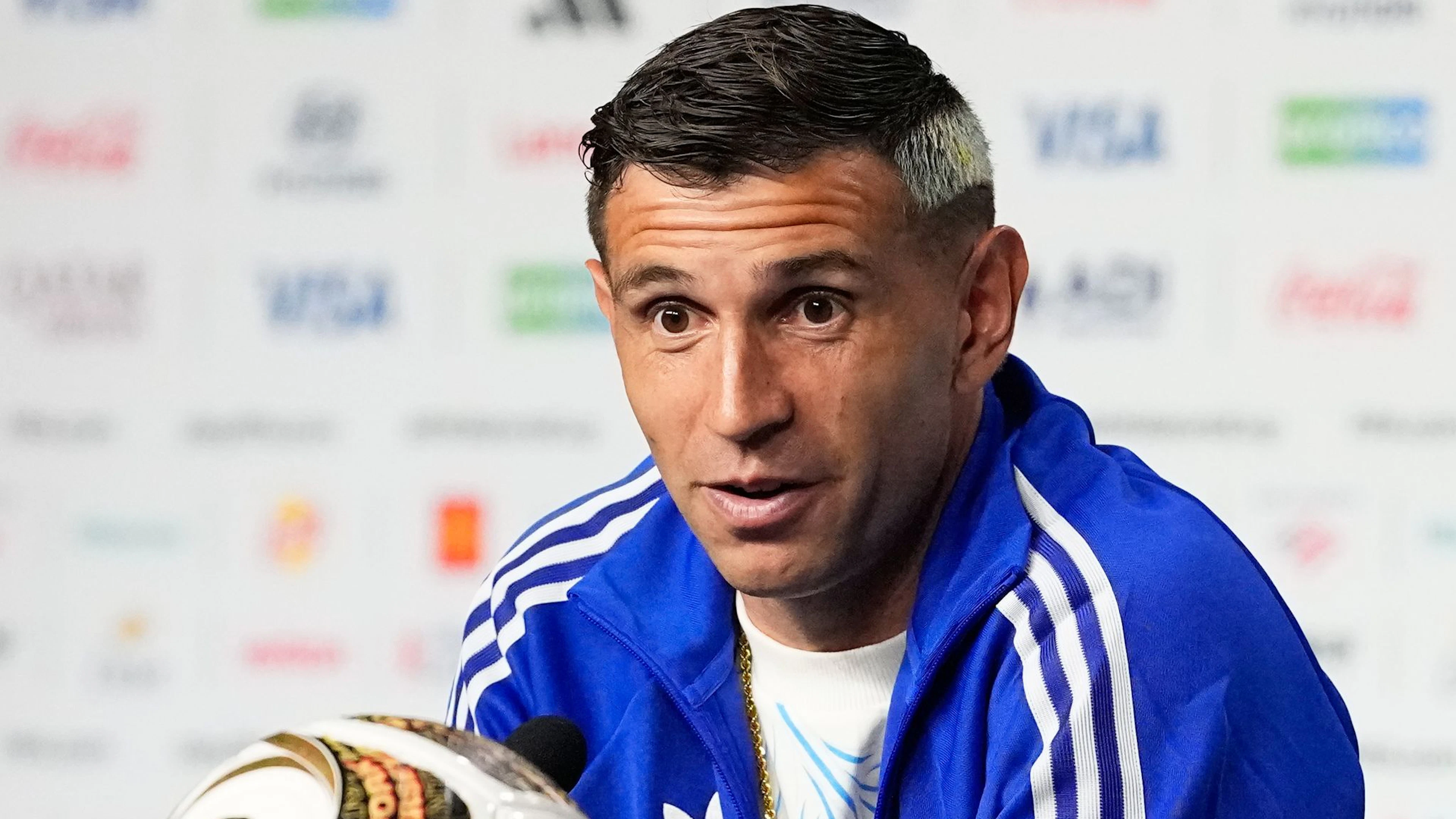 Routinier im Tor: Argentiniens Emiliano Martínez.