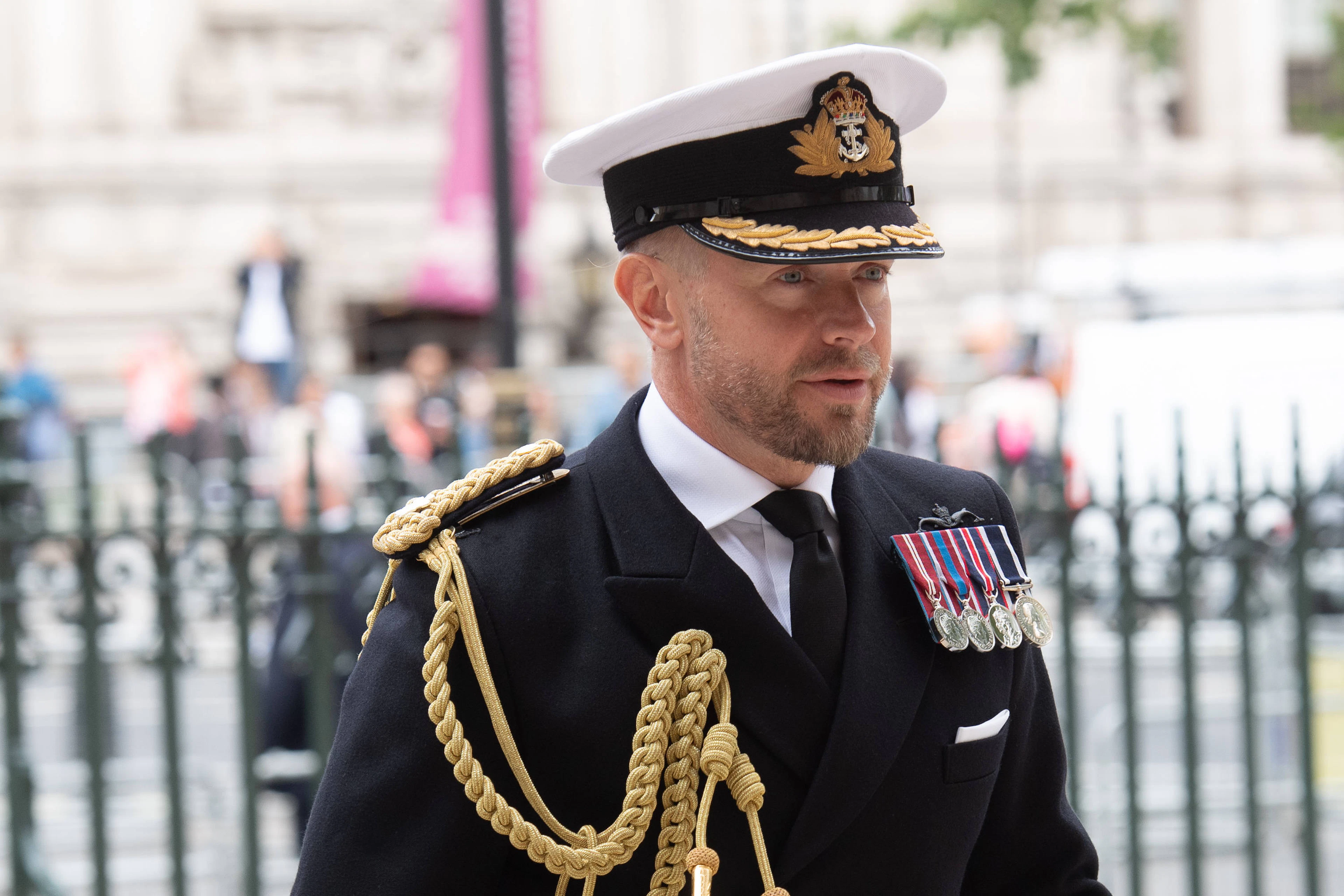 Rob Dixon in un'immagine d'archivio risalente al 2023, quando ancora prestava servizio presso la Royal Family.