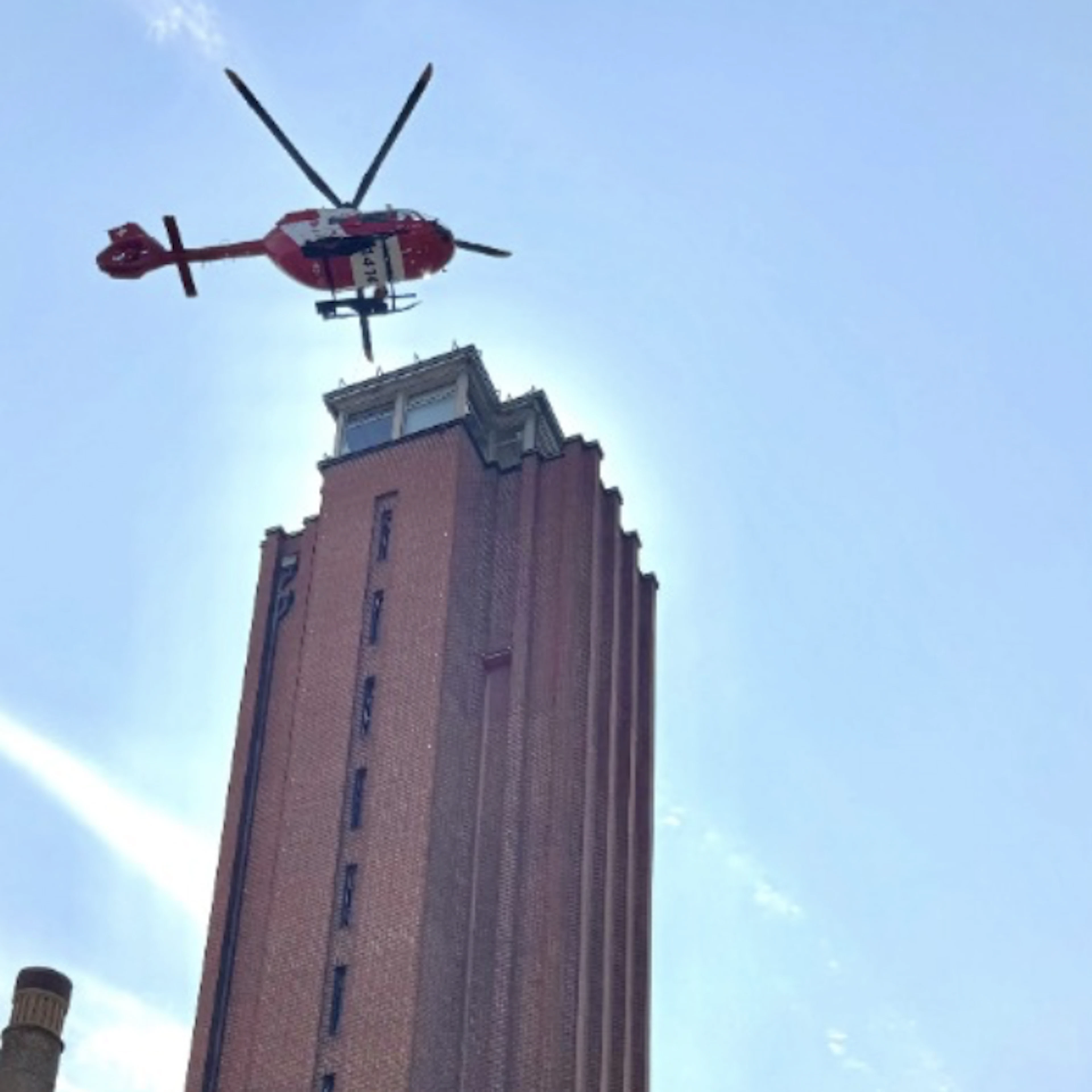 Helicopter Mission Over Basel