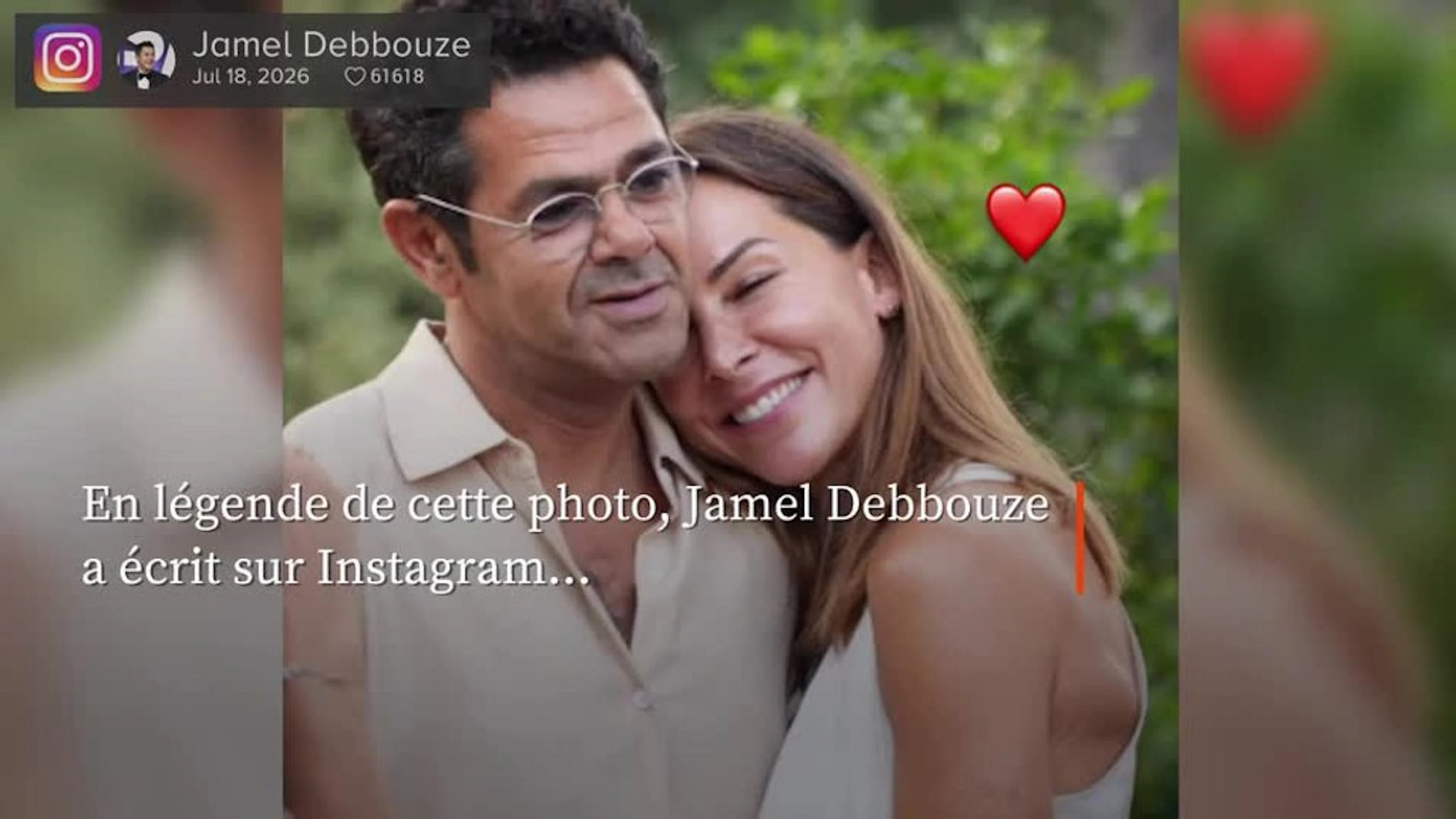 Jamel Debbouze déclare sa flamme à Mélissa Theuriau pour son anniversaire