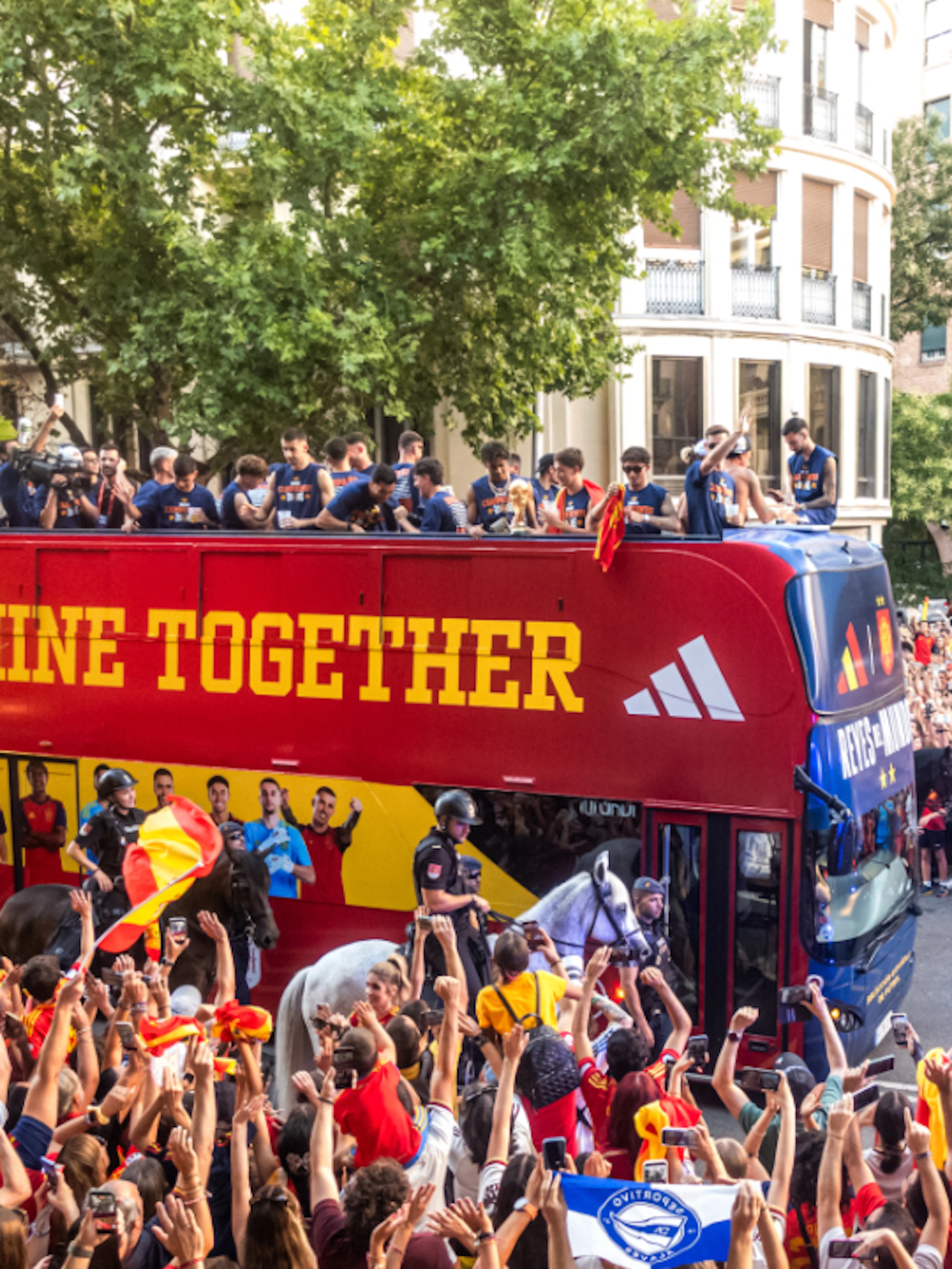 Madrid steht Kopf zum Empfang der Weltmeister