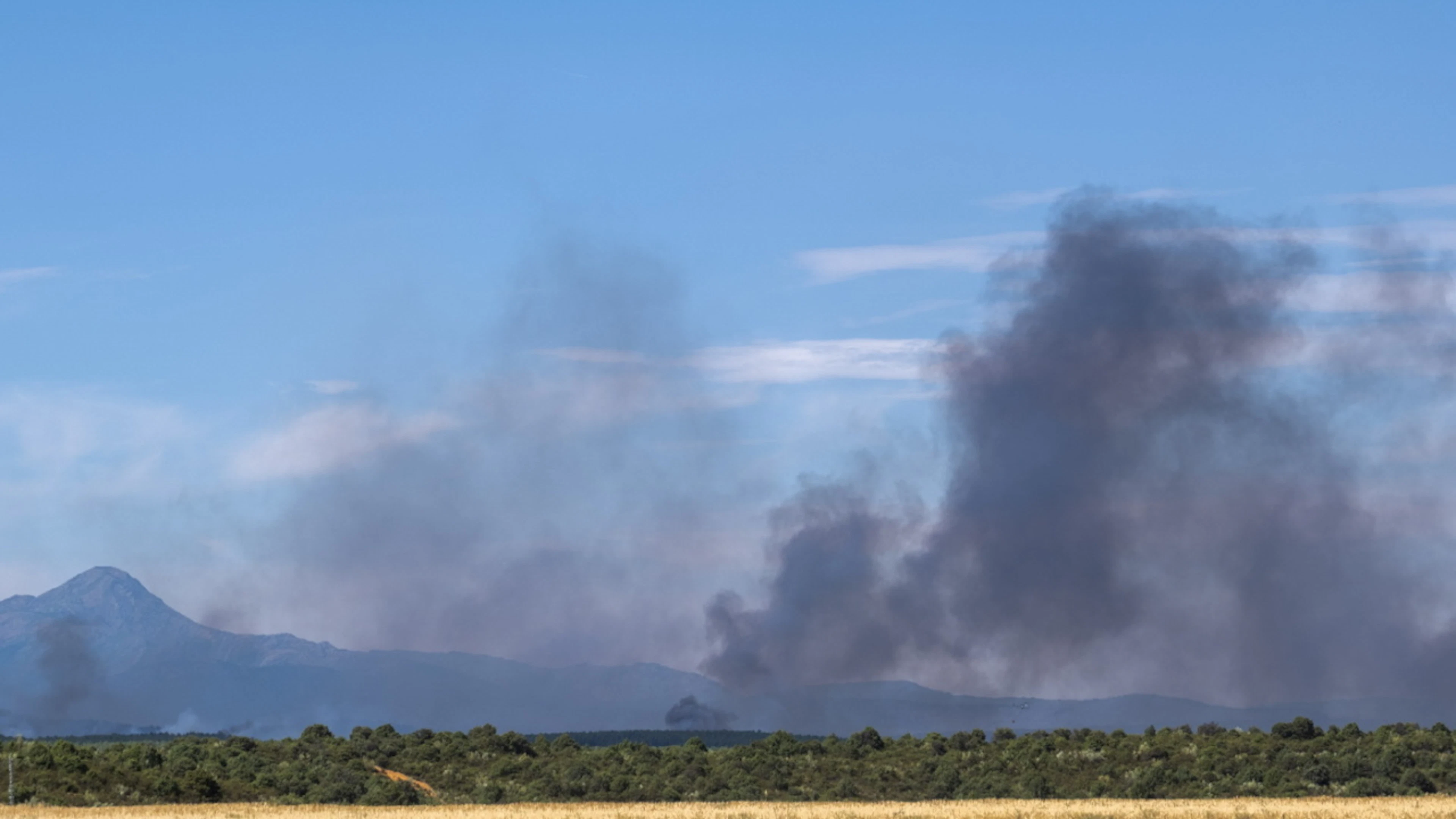 L'incendie à 100 km au nord de Madrid a ravagé 26'000 hectares