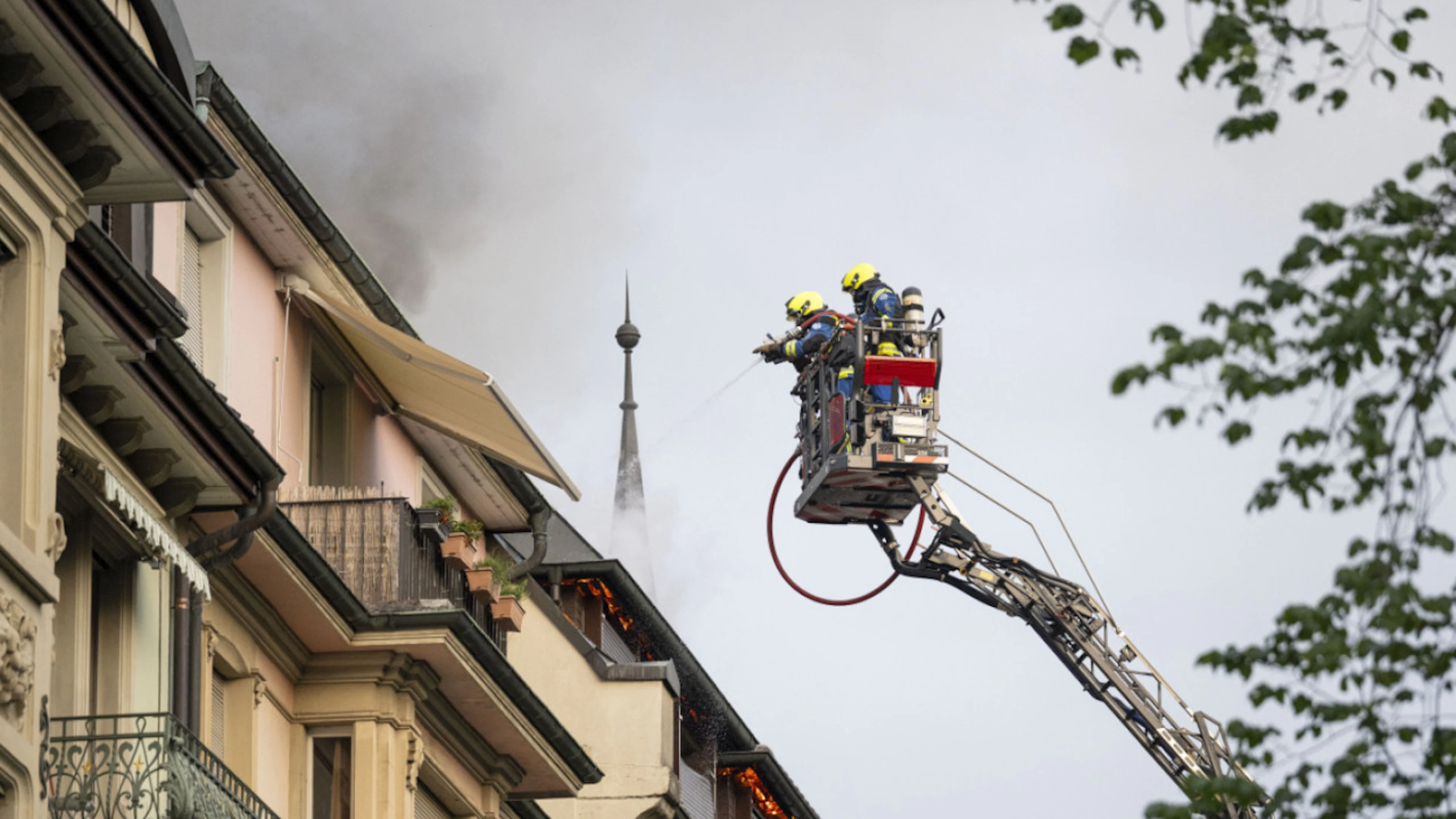 Domato l'incendio scoppiato domenica sera in un hotel di Lucerna
