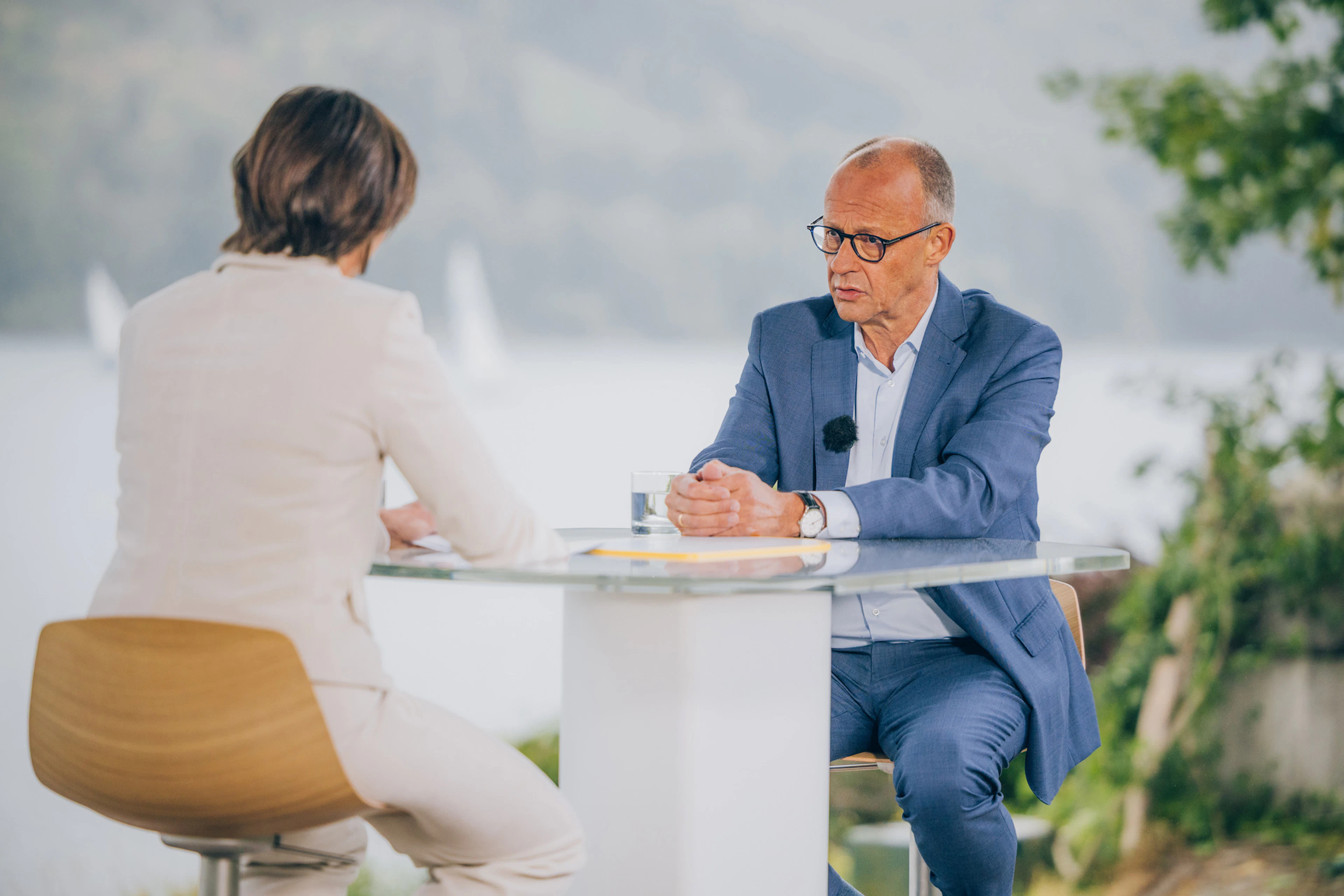 Friedrich Merz gave a summer interview to ZDF on Sunday evening.